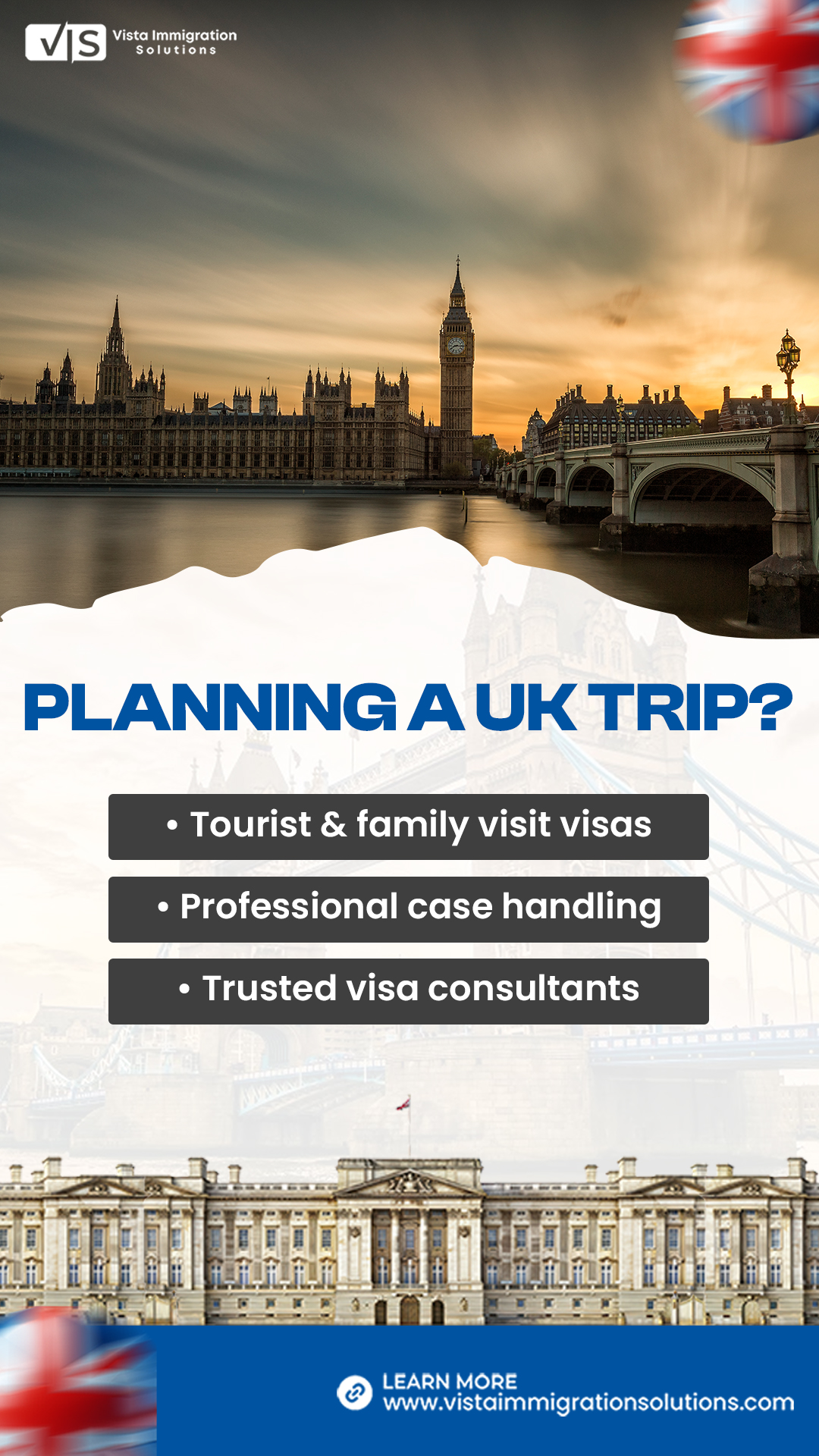 Vista Immigration Solutions Facebook ad