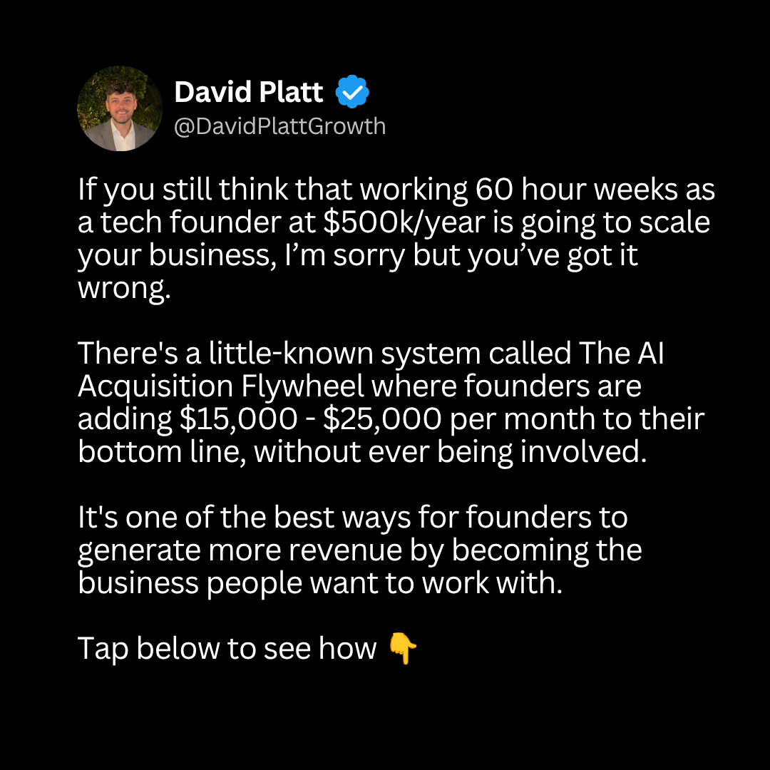 Bespoke AI Solutions Facebook ad: $1M In New Revenue Without More Hours