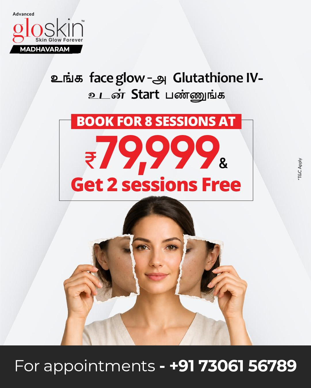 Advanced Grohair & Gloskin Clinic Madhavaram Facebook ad