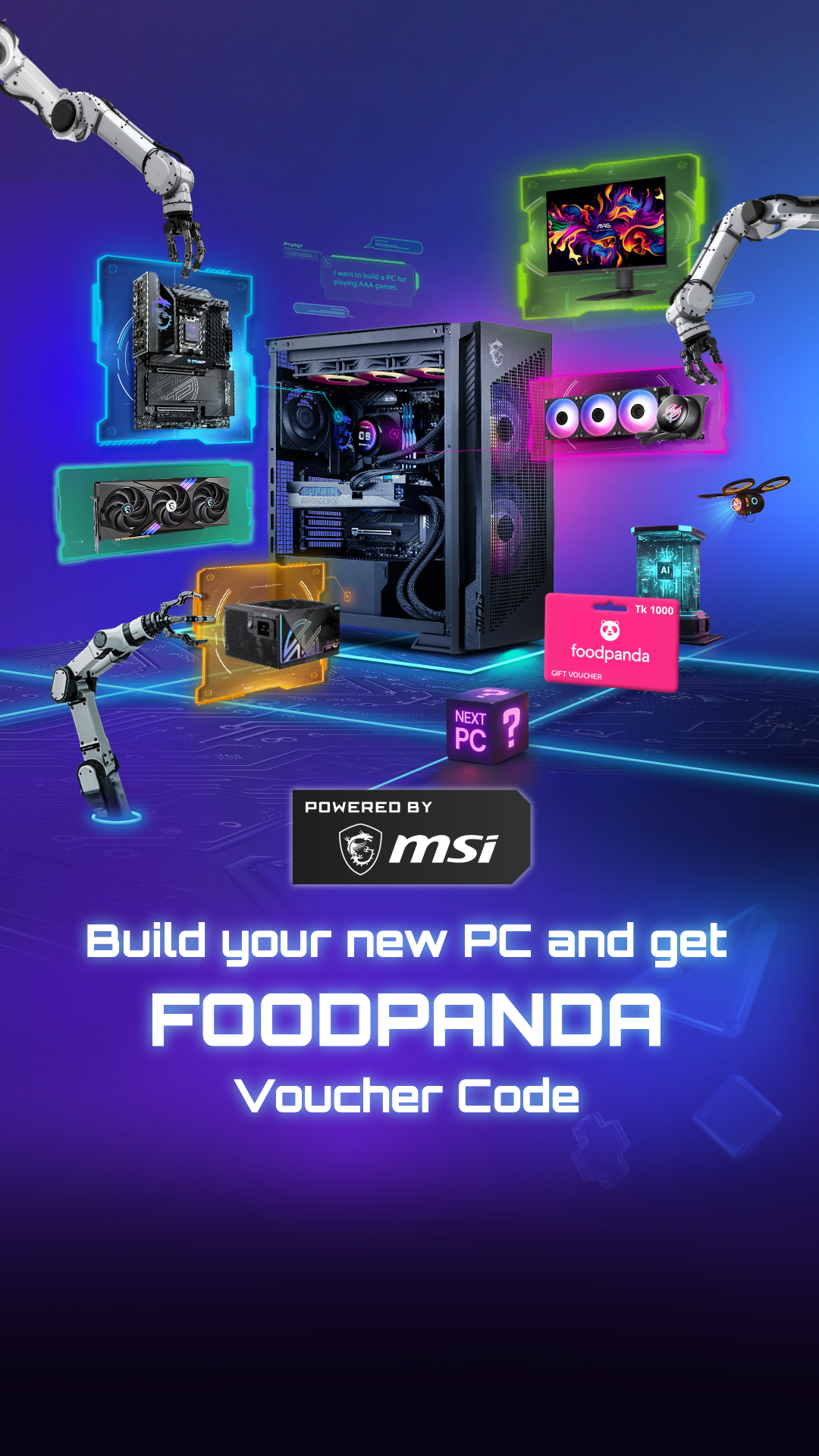 MSI Gaming Facebook ad