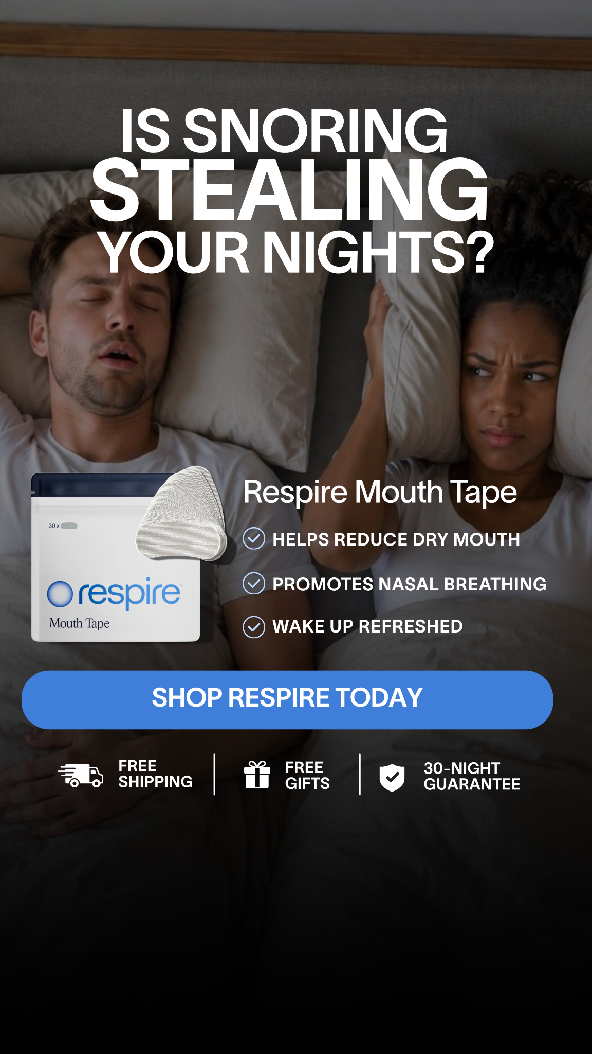 Try Respire Facebook ad