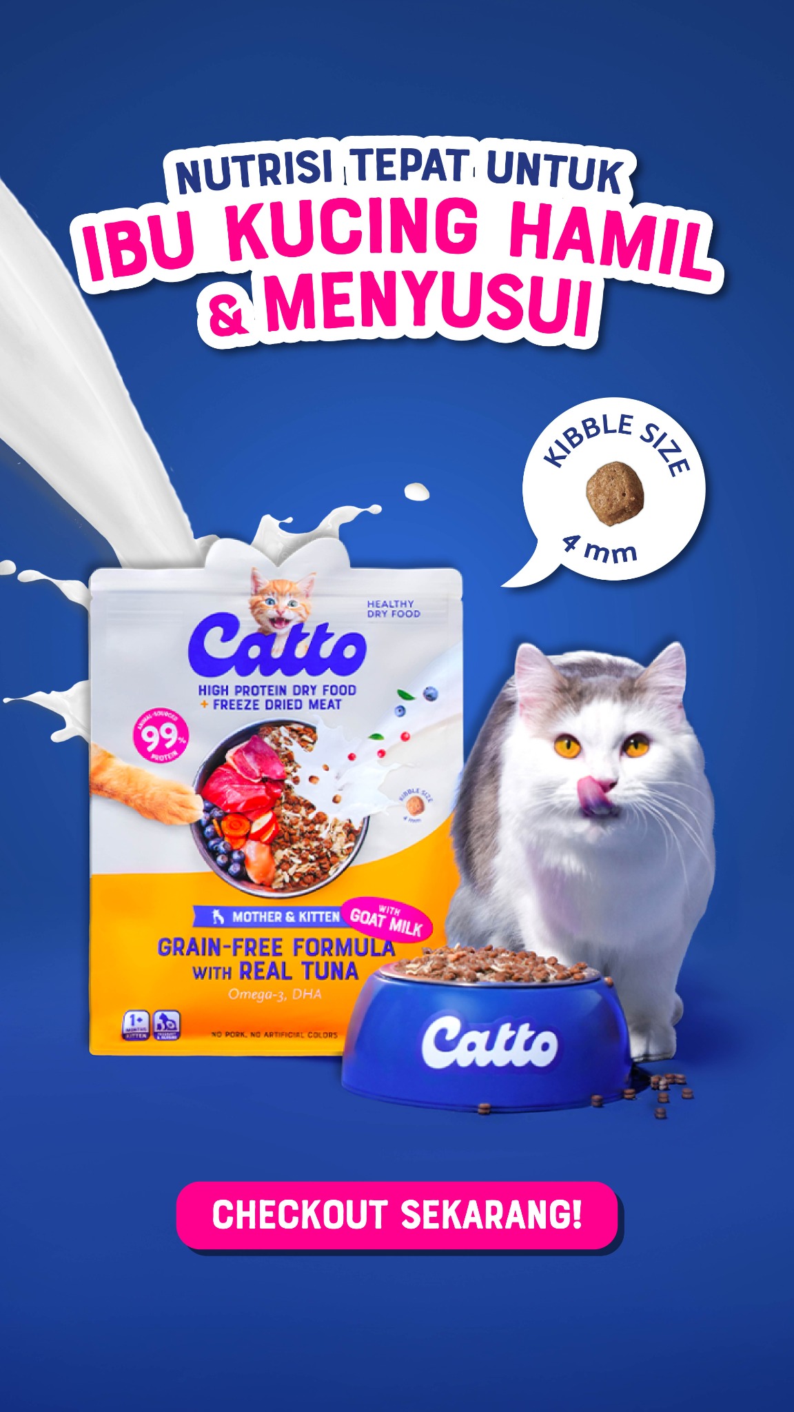 Catto Cat Food Facebook ad