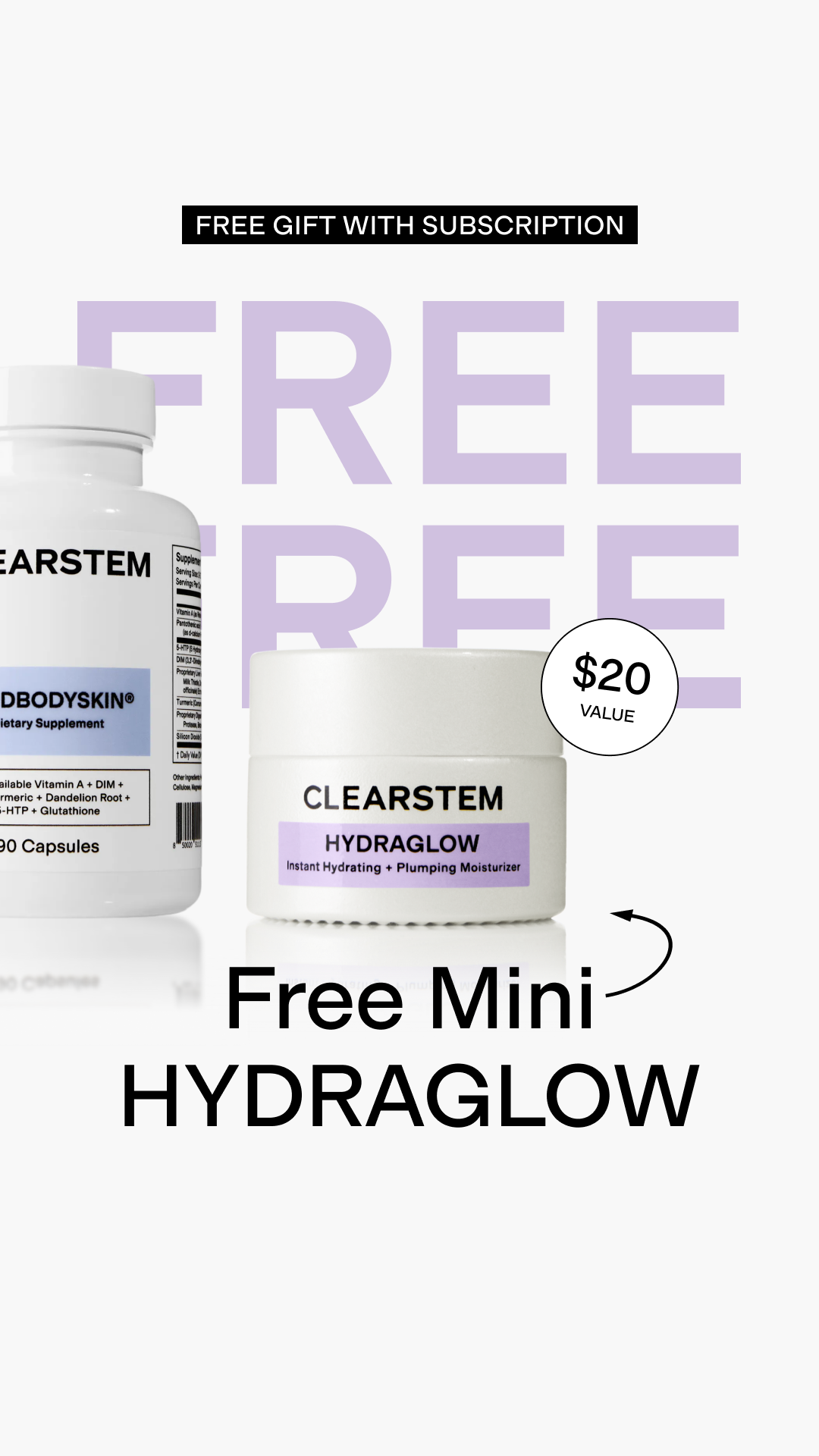 CLEARSTEM Skincare Facebook ad