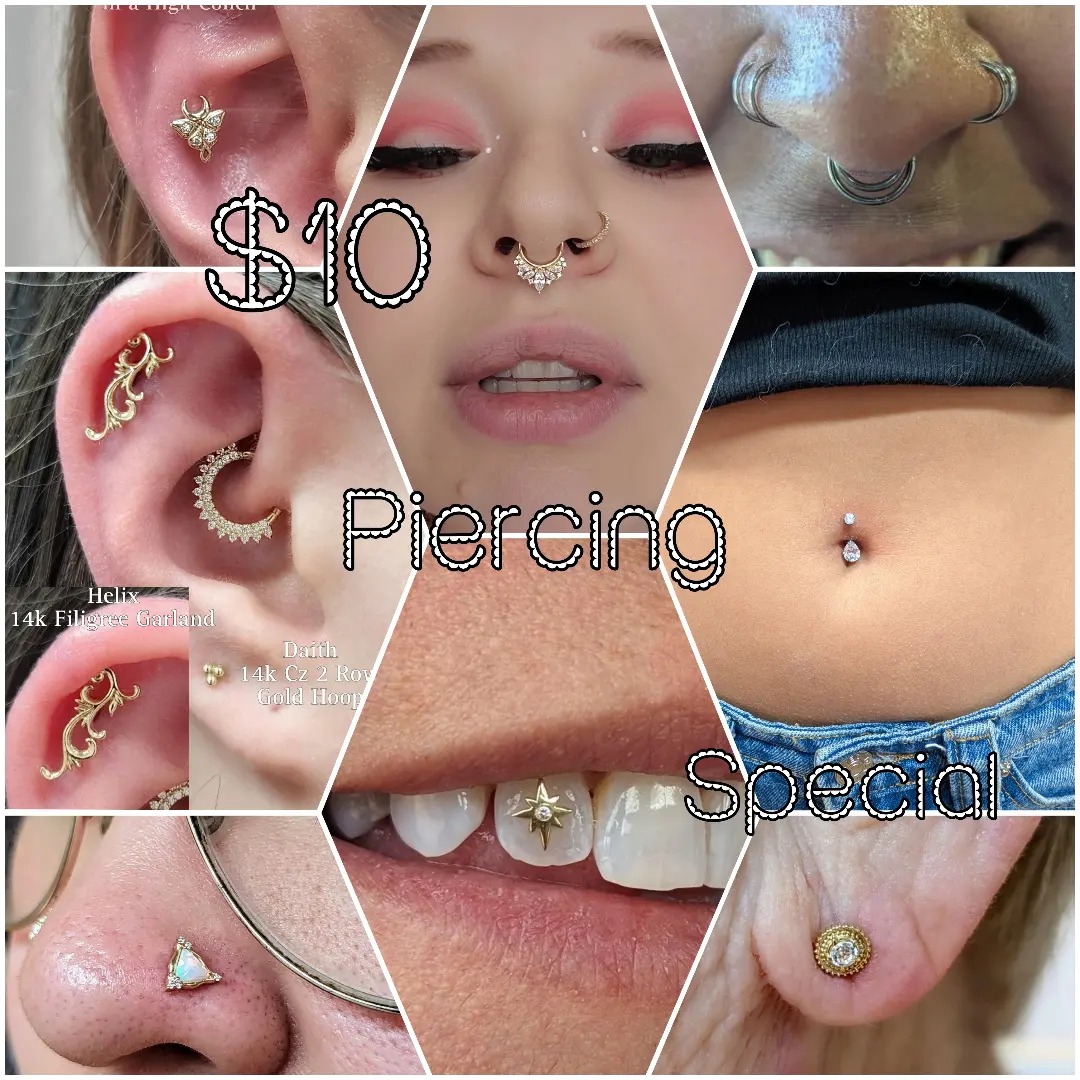 Poppy's Parlour LLC Facebook ad: Piercing Shop Poppy's