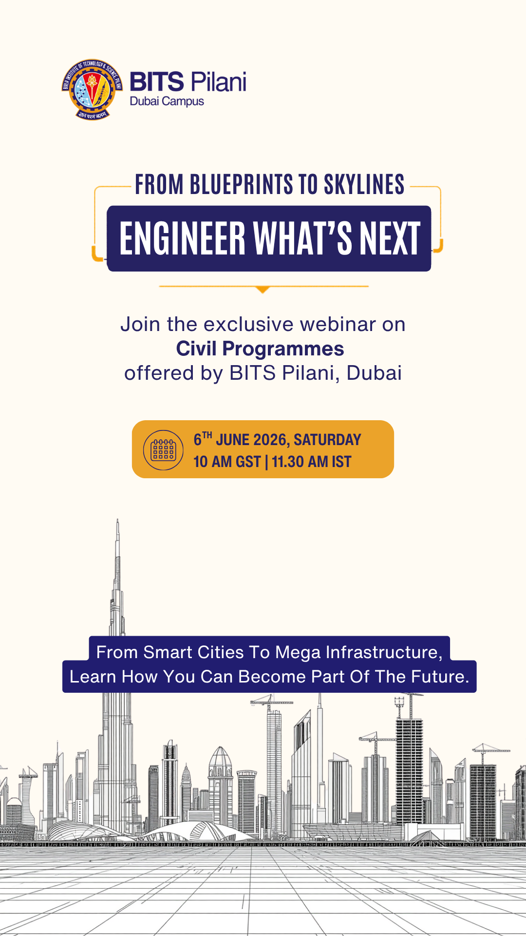 BITS Pilani Dubai Campus Facebook ad