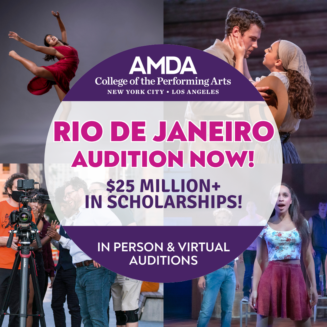 AMDA College Facebook ad