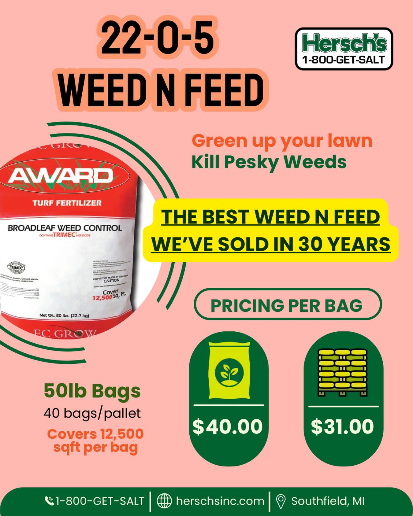 Hersch's Facebook ad