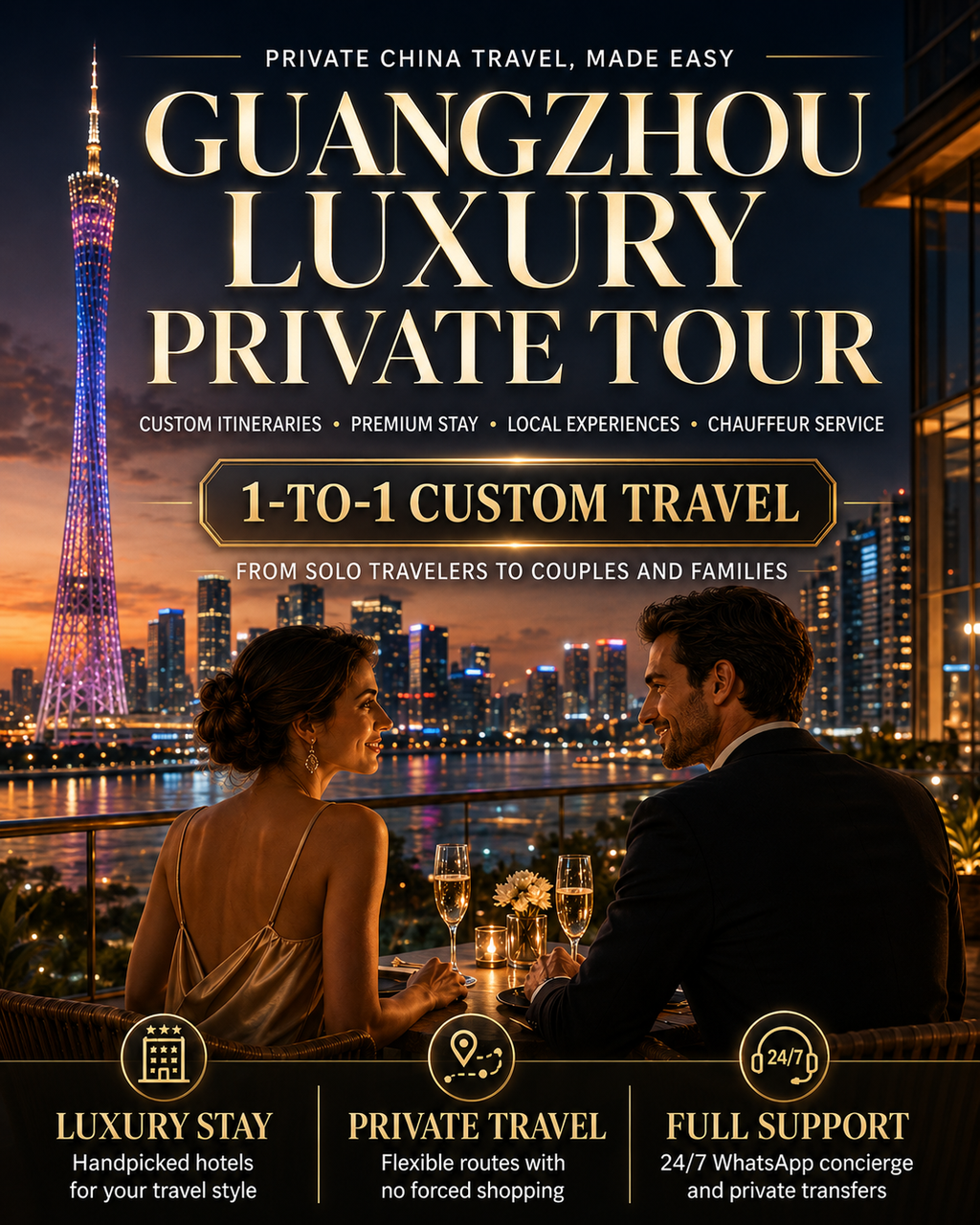 Panda guide Facebook ad: Message Us for Guangzhou Luxury Travel