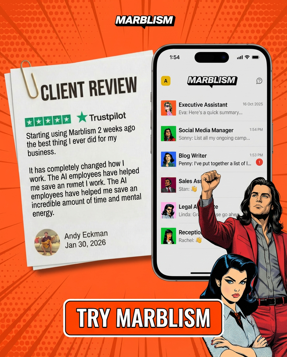 Marblism Facebook ad