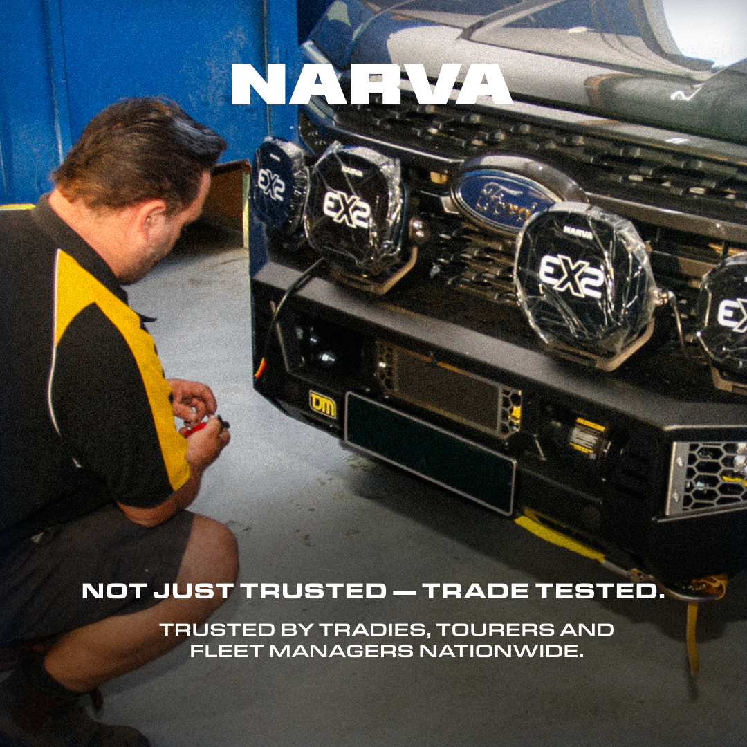 Narva Australia Facebook ad: NOT JUST TRUSTED - TRADE TESTED.
