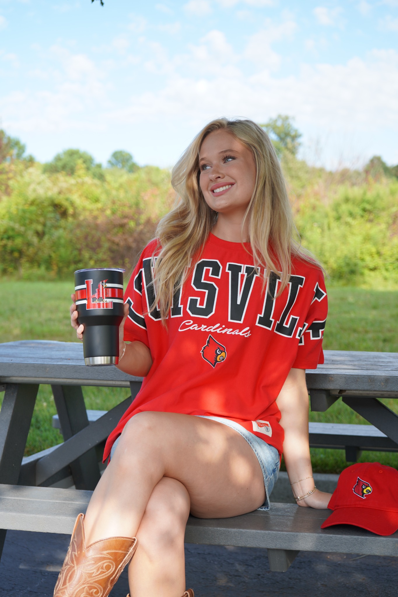 Alumni Hall Louisville Facebook ad: Shop Women's Louisville Gear!
