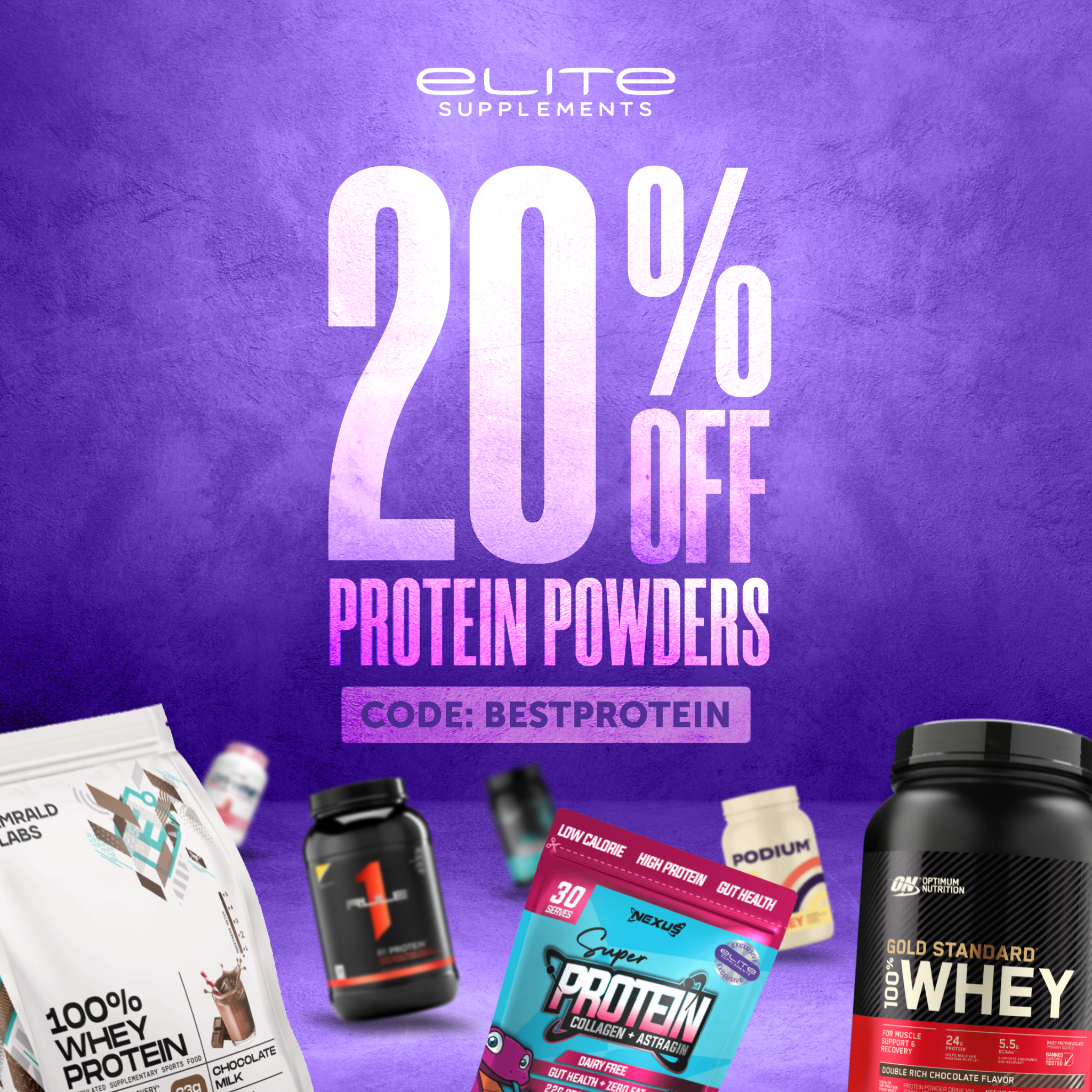 Elite Supps Facebook ad
