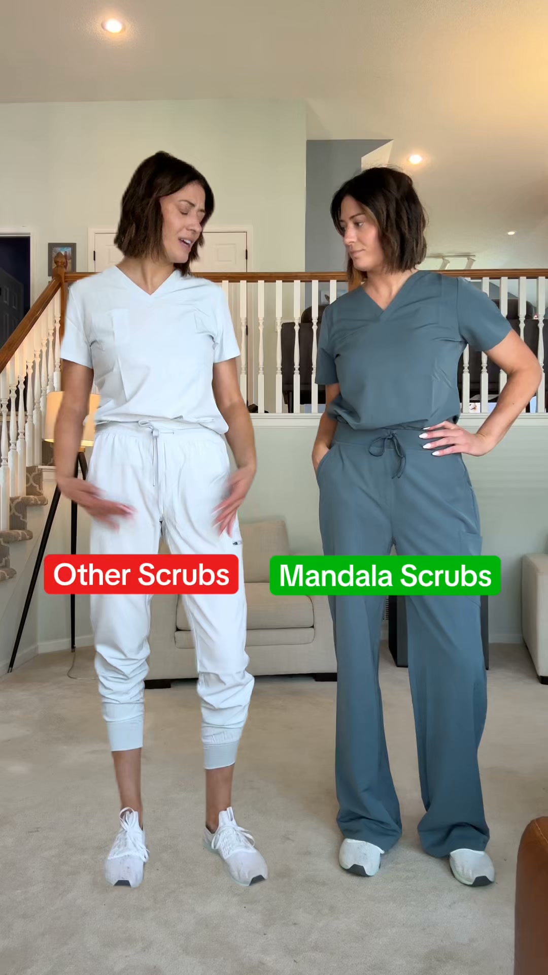 Mandala Scrubs Facebook ad: Stop Overpaying For Scrubs