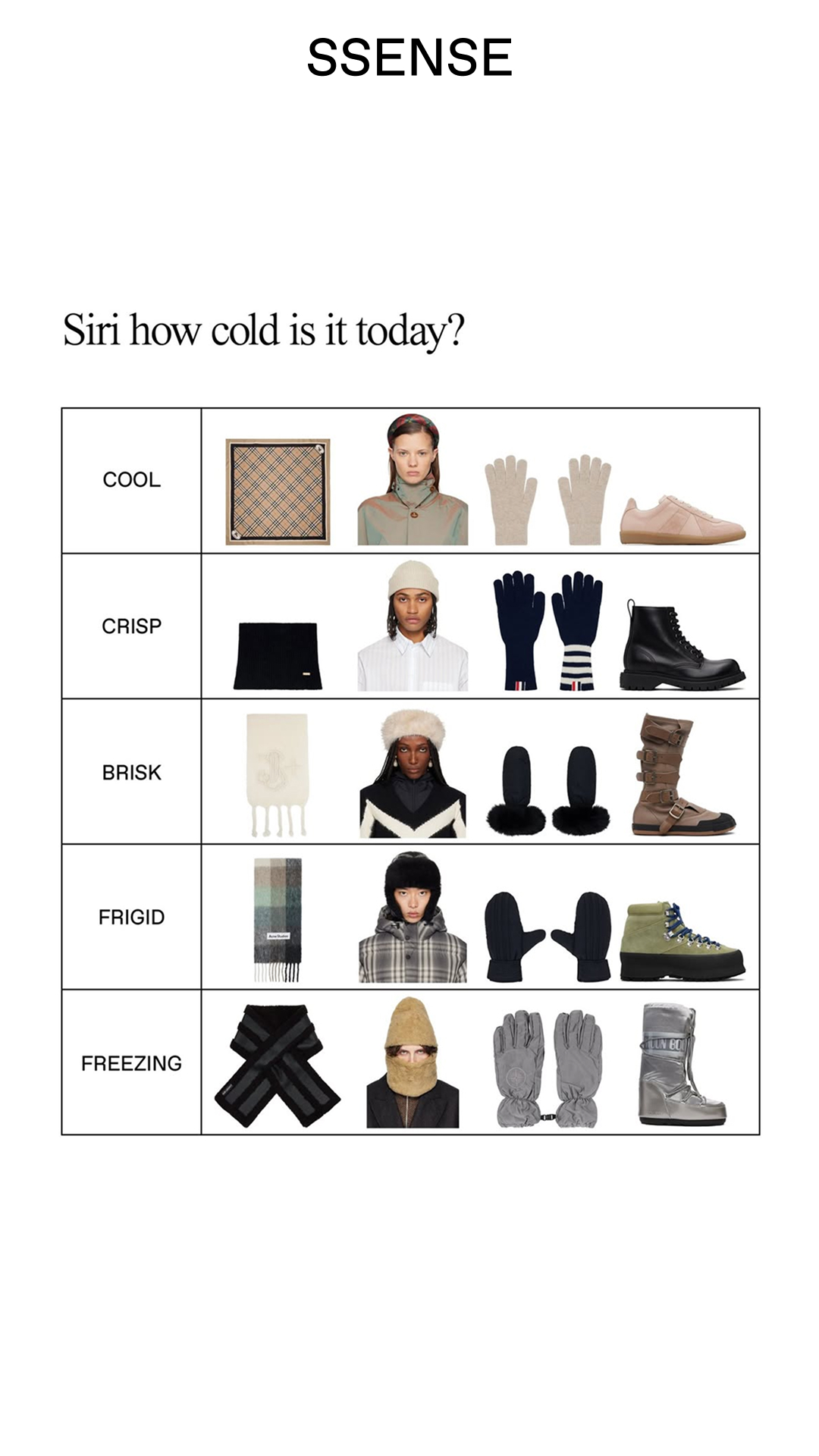 SSENSE Facebook ad