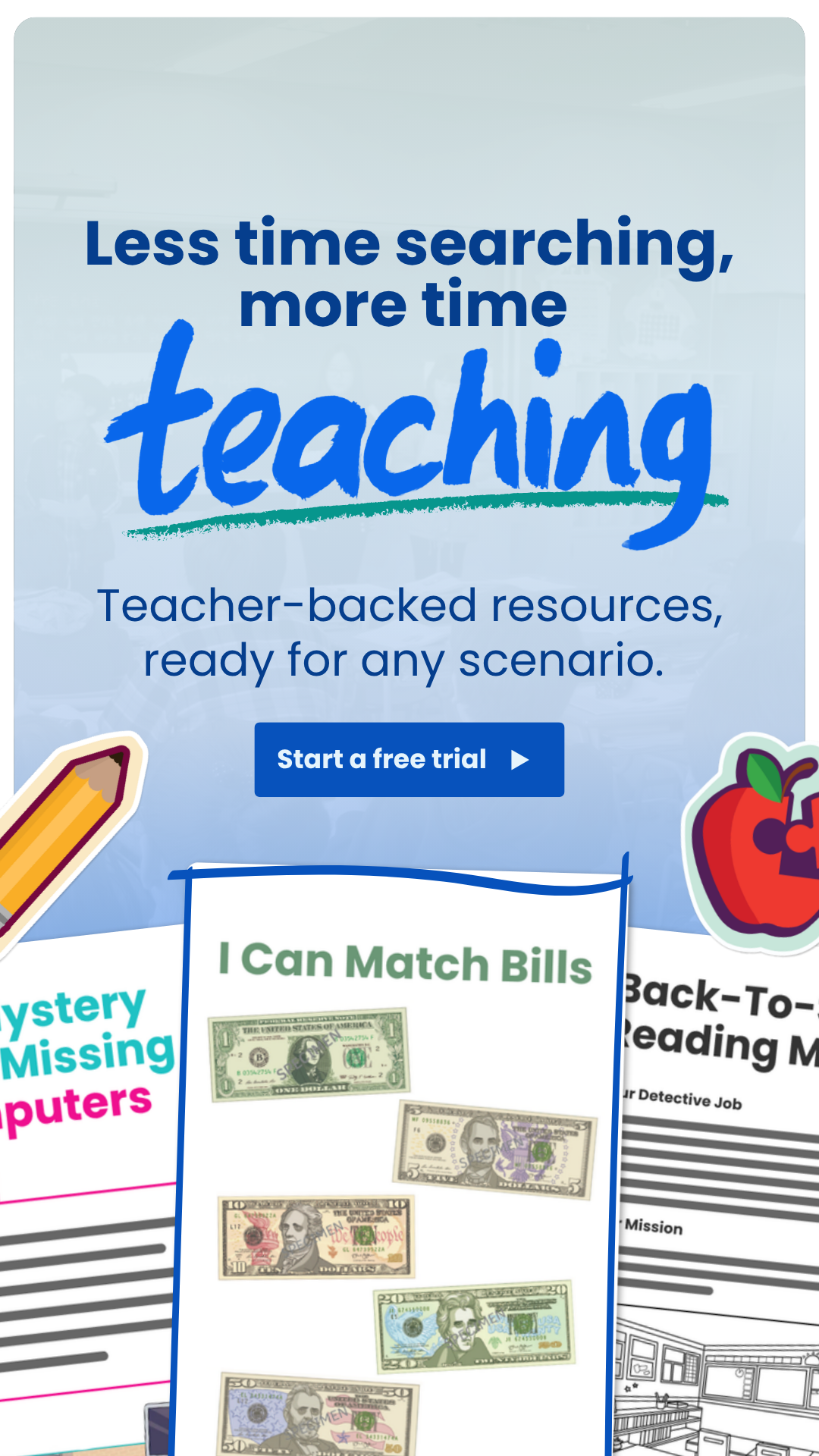 Twinkl Teaching Resources - United States Facebook ad: One-size-fits-all isn't in your vocabulary. We’re here to…