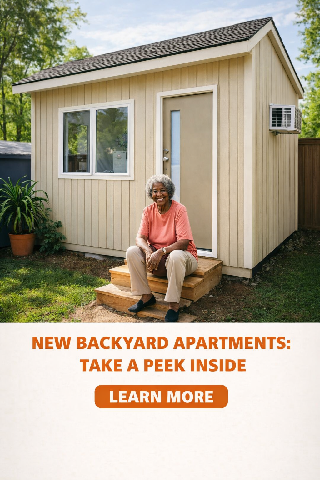 Smart Finds Facebook ad: Modern Backyard Apartments