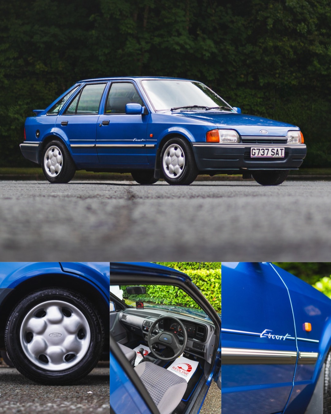 Redline Competitions Facebook ad: WIN this Ford Escort Eclipse INSTANTLY