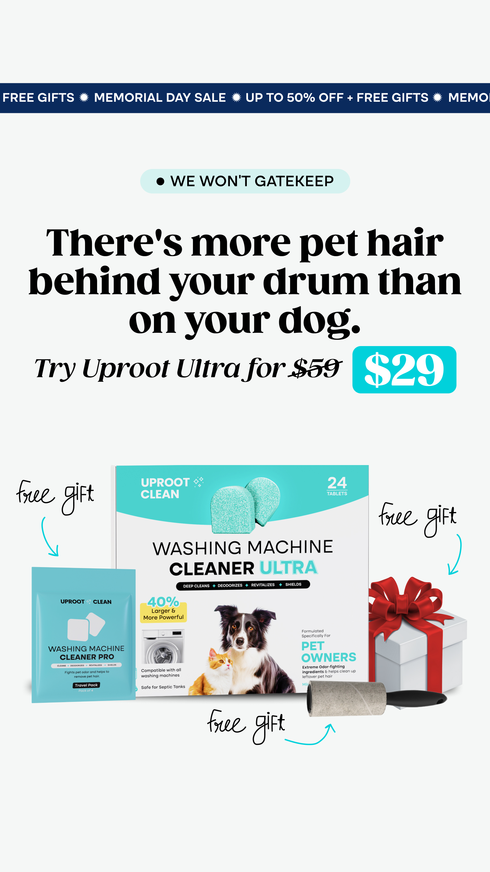 Uproot Clean Facebook ad