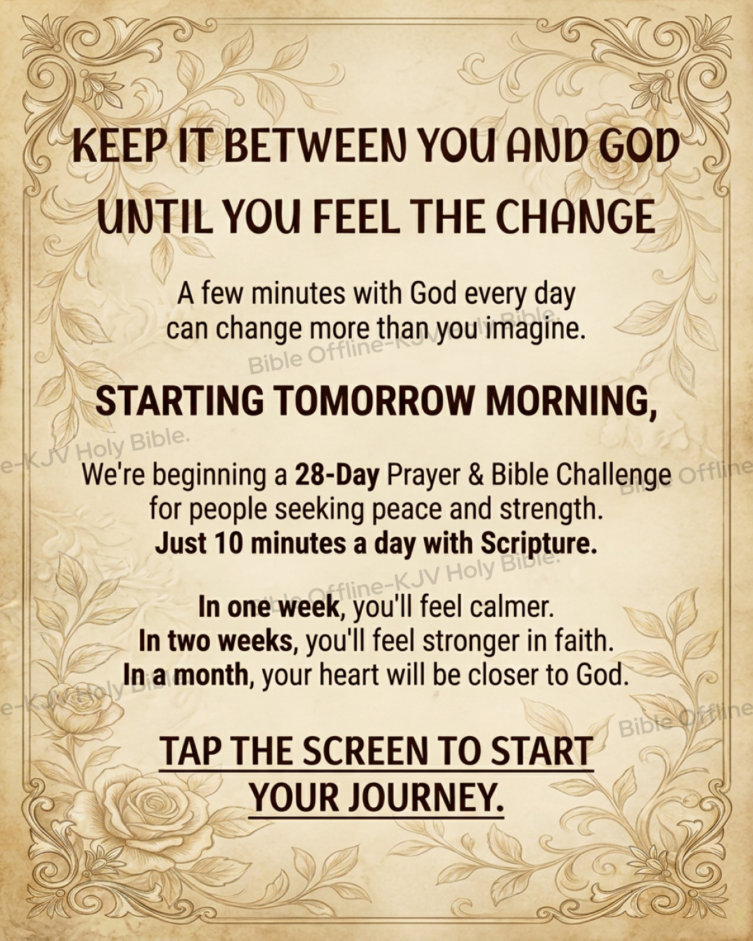 Bible Offline Facebook ad