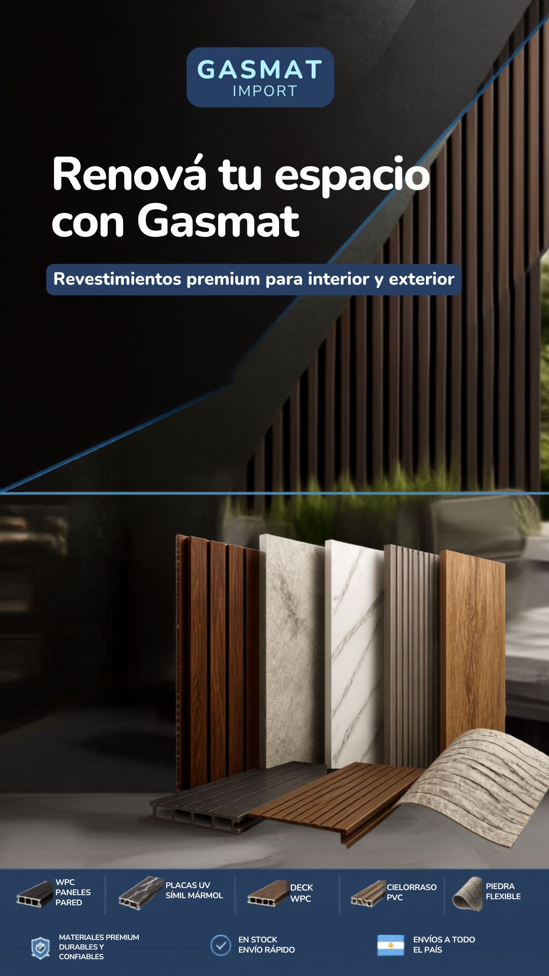 Gasmat Importaciones Facebook ad from Jul 30, 2026