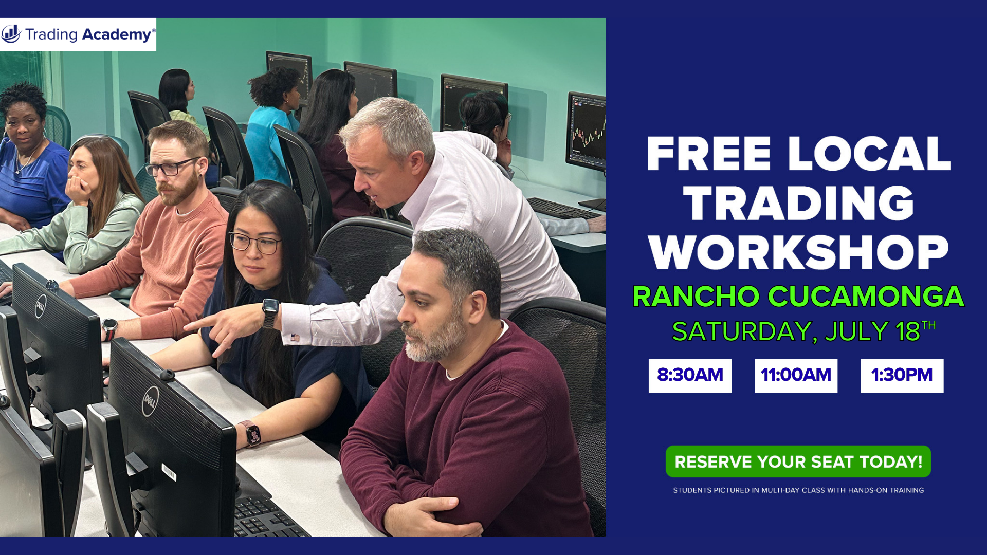 Trading Academy Facebook ad