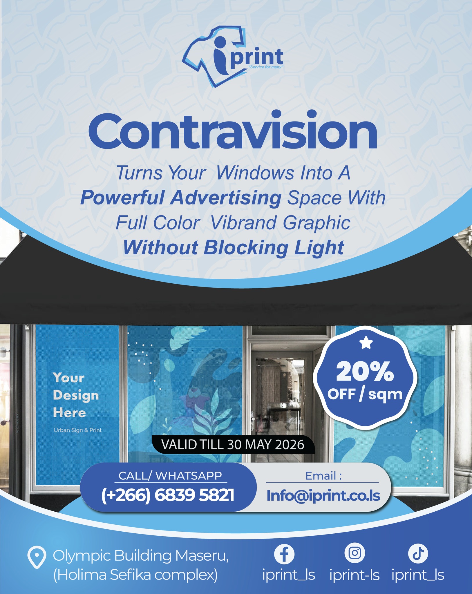 I-Print Facebook ad: Upgrade Your Business Image today
