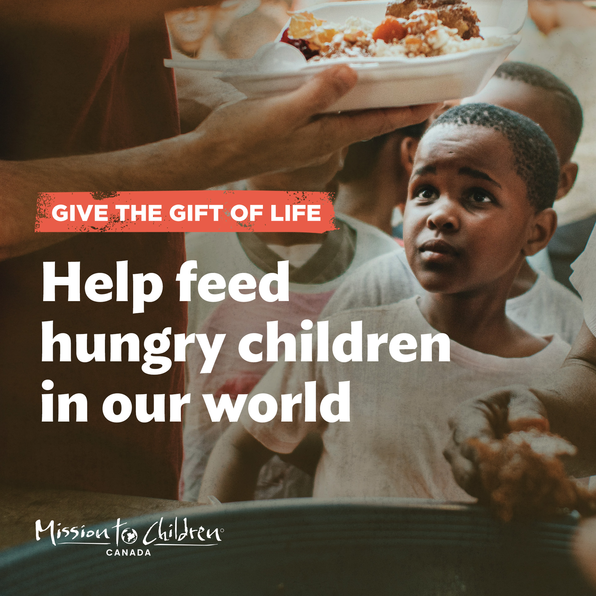 Mission to Children Canada Facebook ad: Give the gift of life