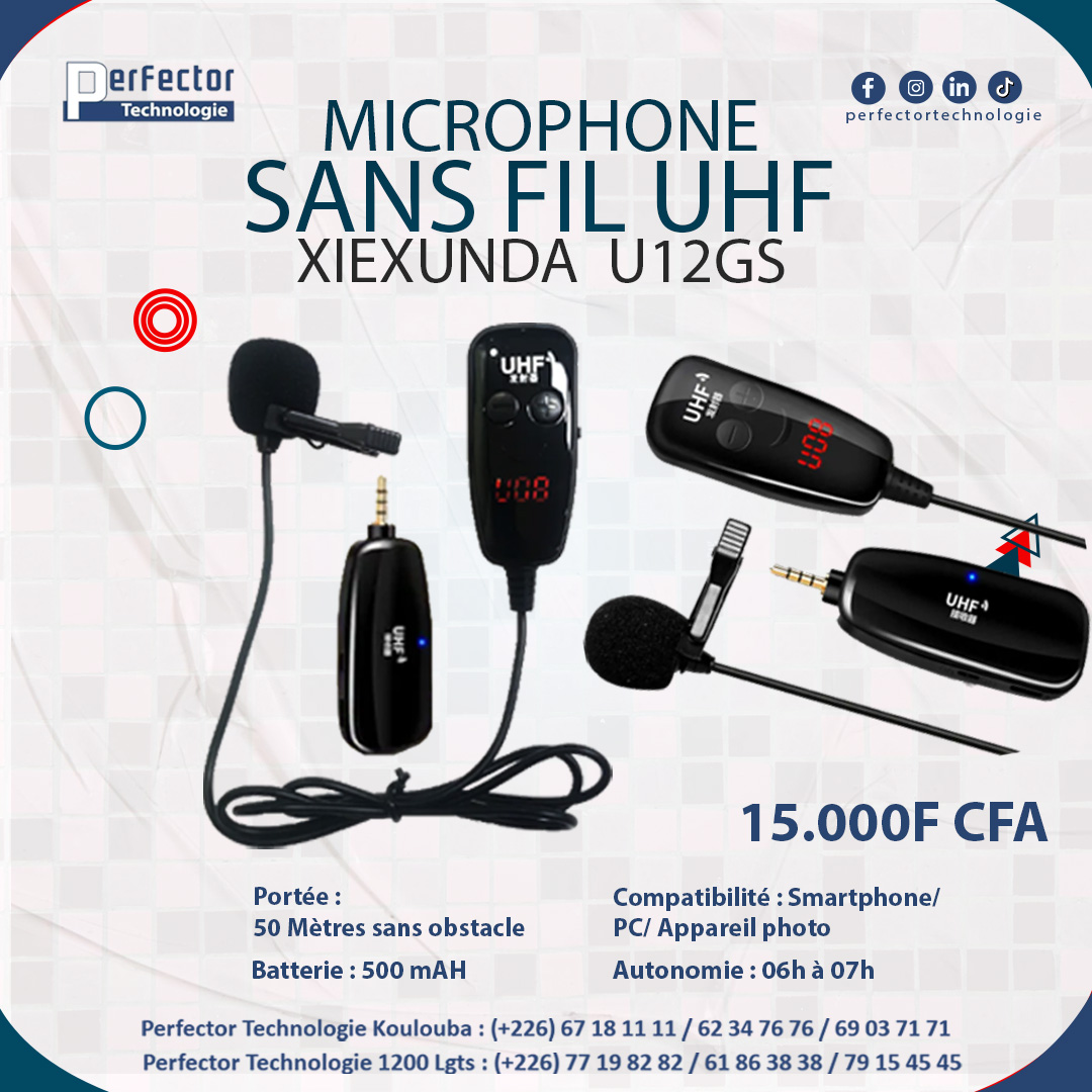 Perfector Technologie Burkina Facebook ad