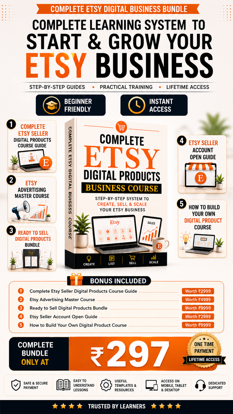 Digital Product Shop Facebook ad: Start Your Etsy Digital Product Journey