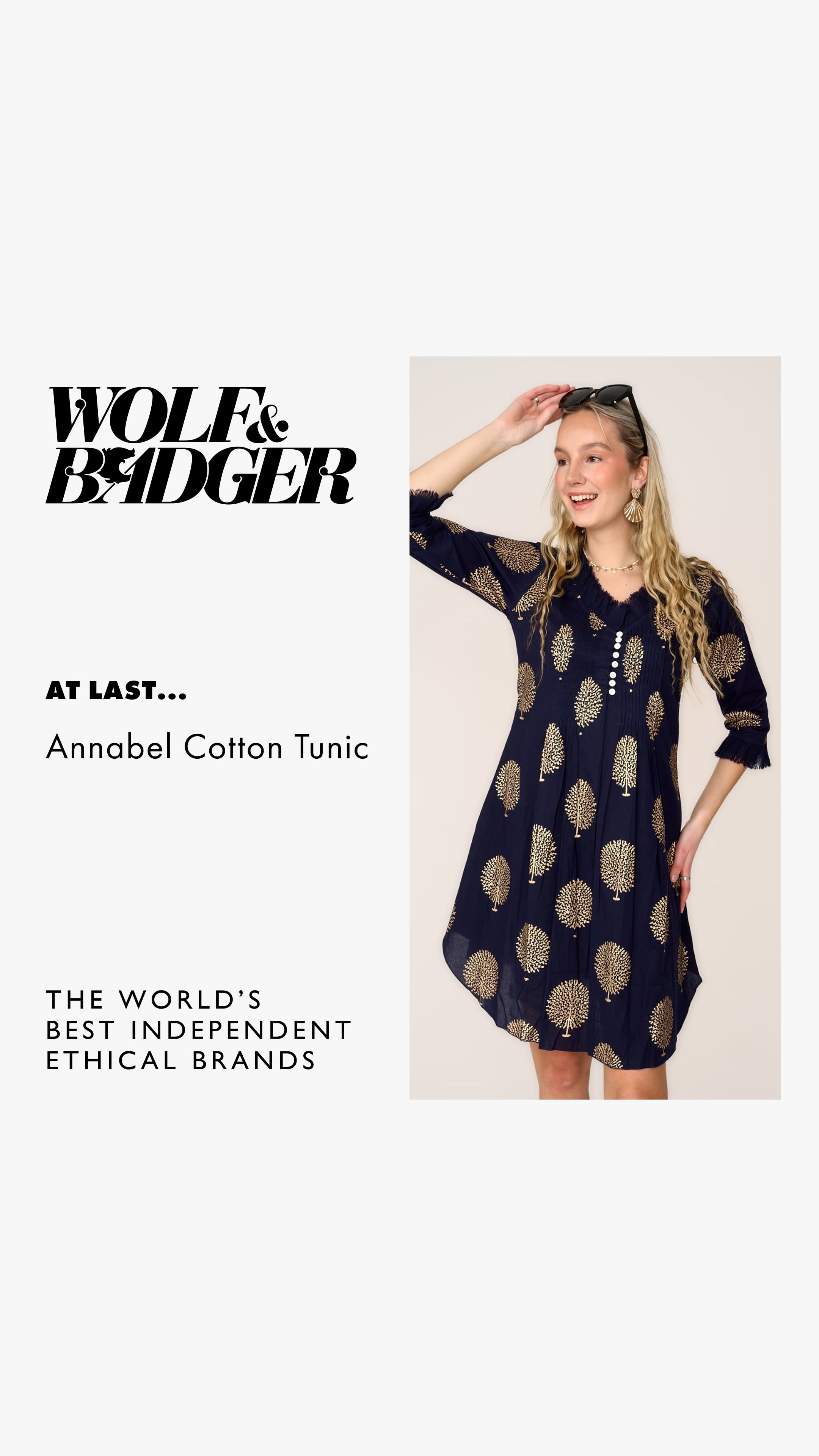Wolf & Badger Facebook ad