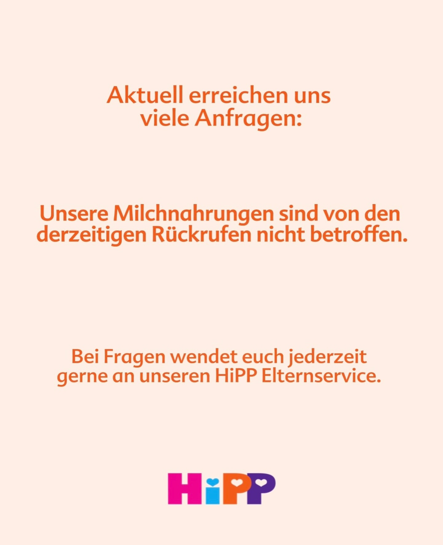 HiPP Facebook ad
