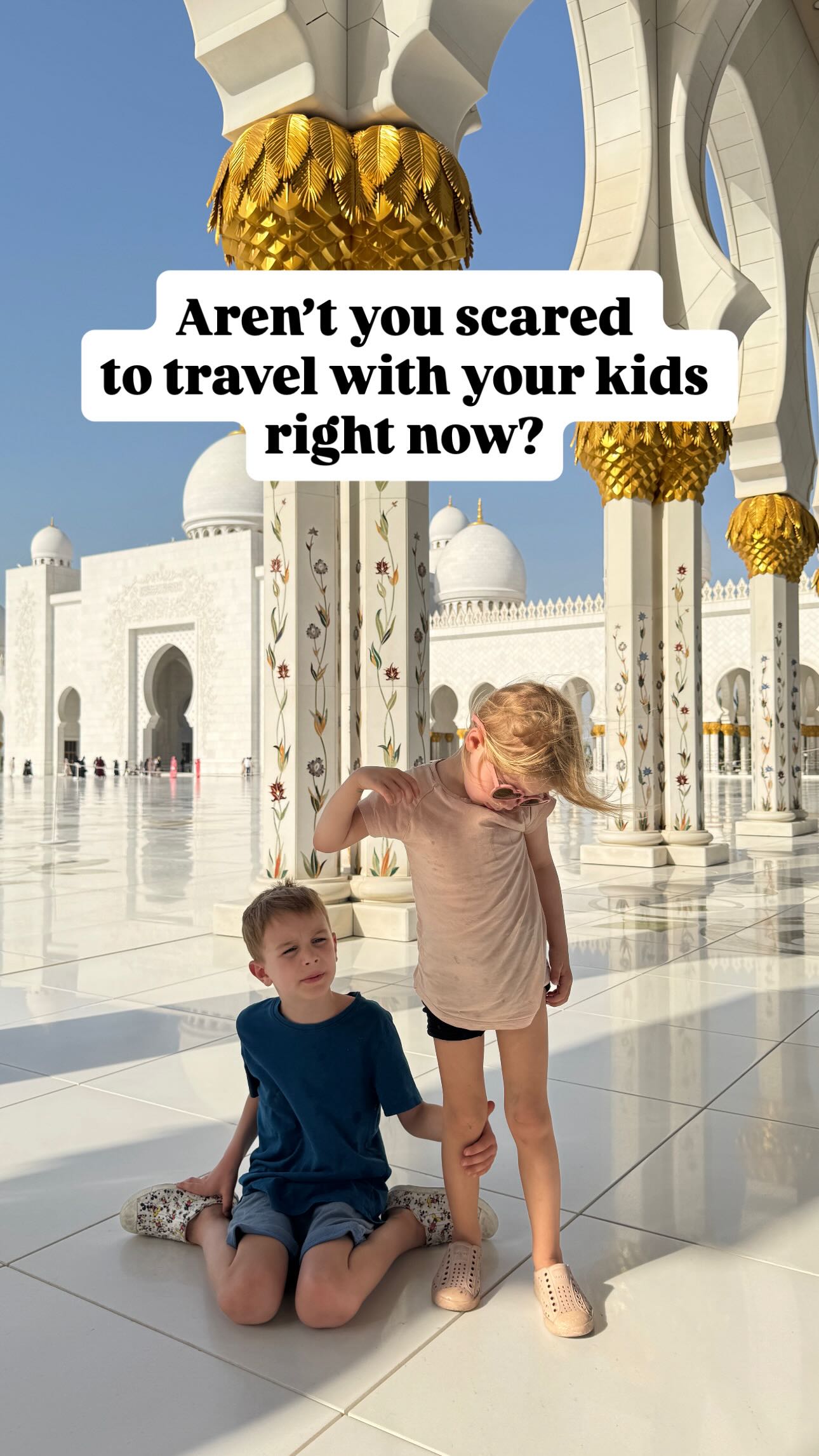 Mini Jetsetter Facebook ad: Comment SAFETY for our travel with kids essential