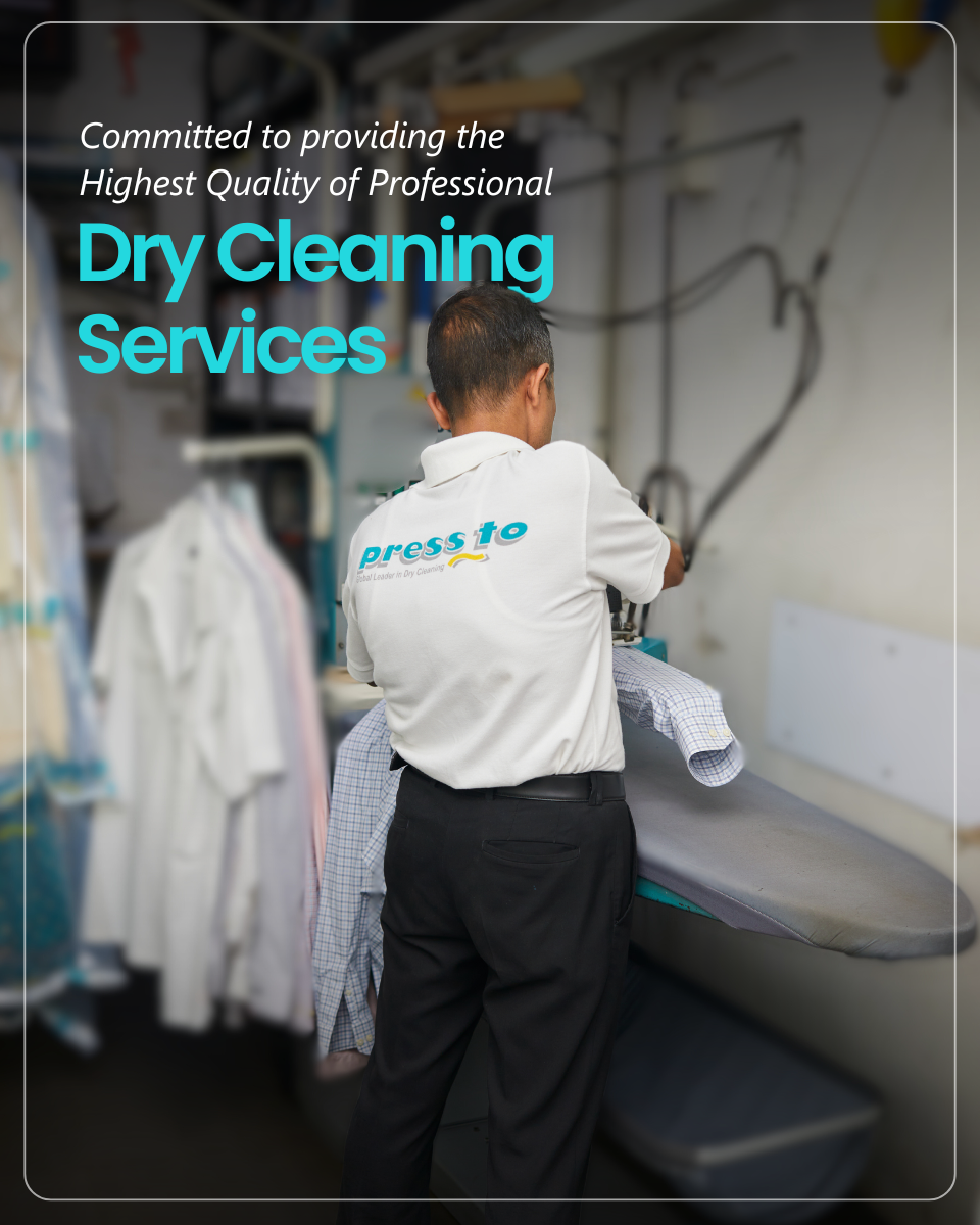 Pressto India Facebook ad: Experience the convenience of professional garment care @…