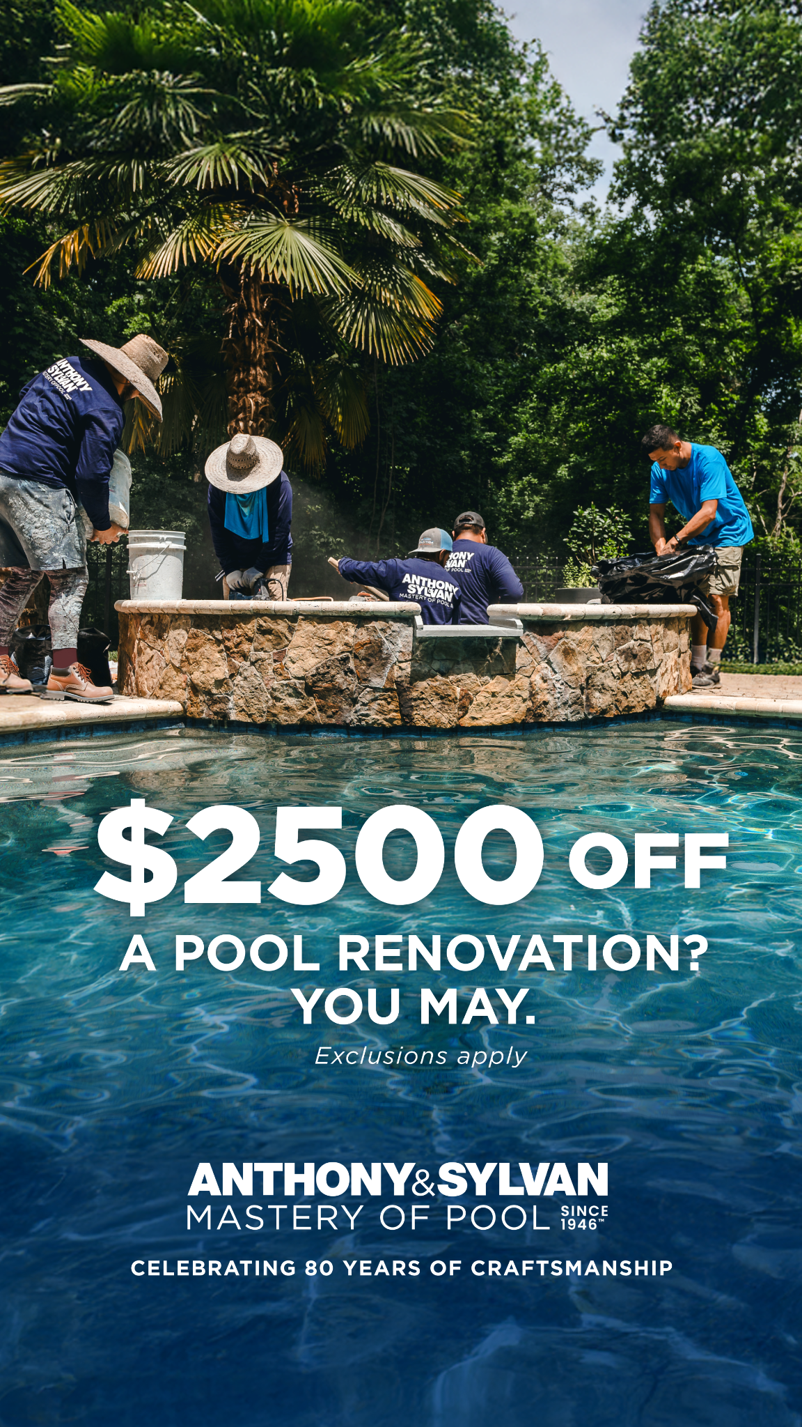 Anthony & Sylvan Pools Facebook ad