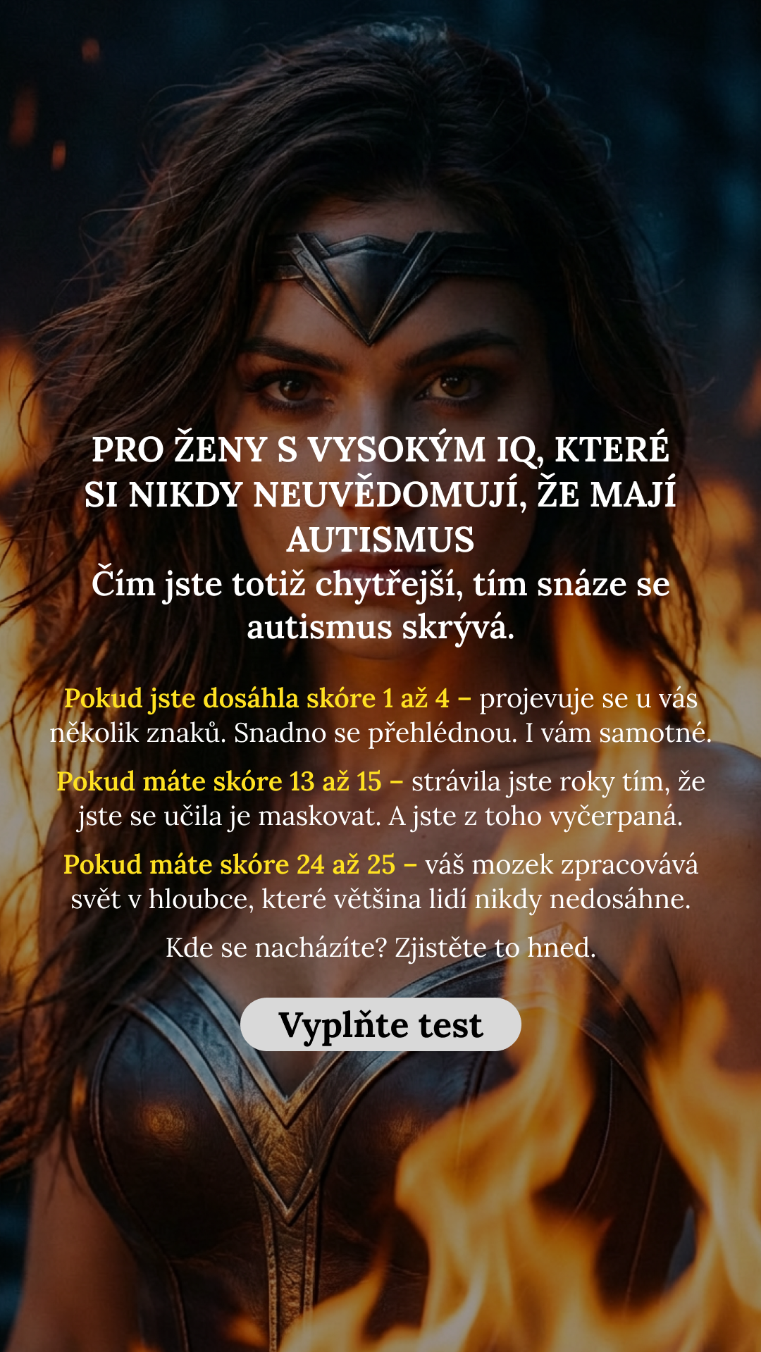 Free International IQ Test Facebook ad