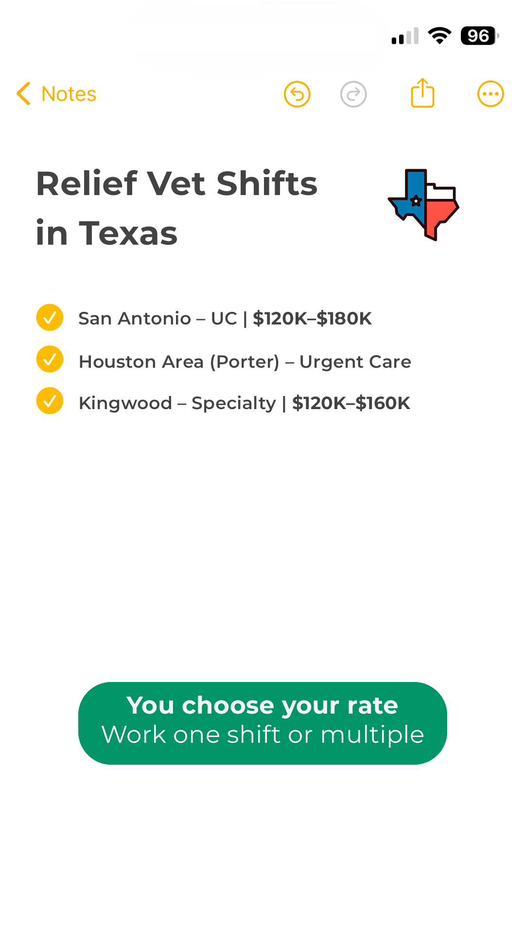 Flex Vet Staffing Facebook ad