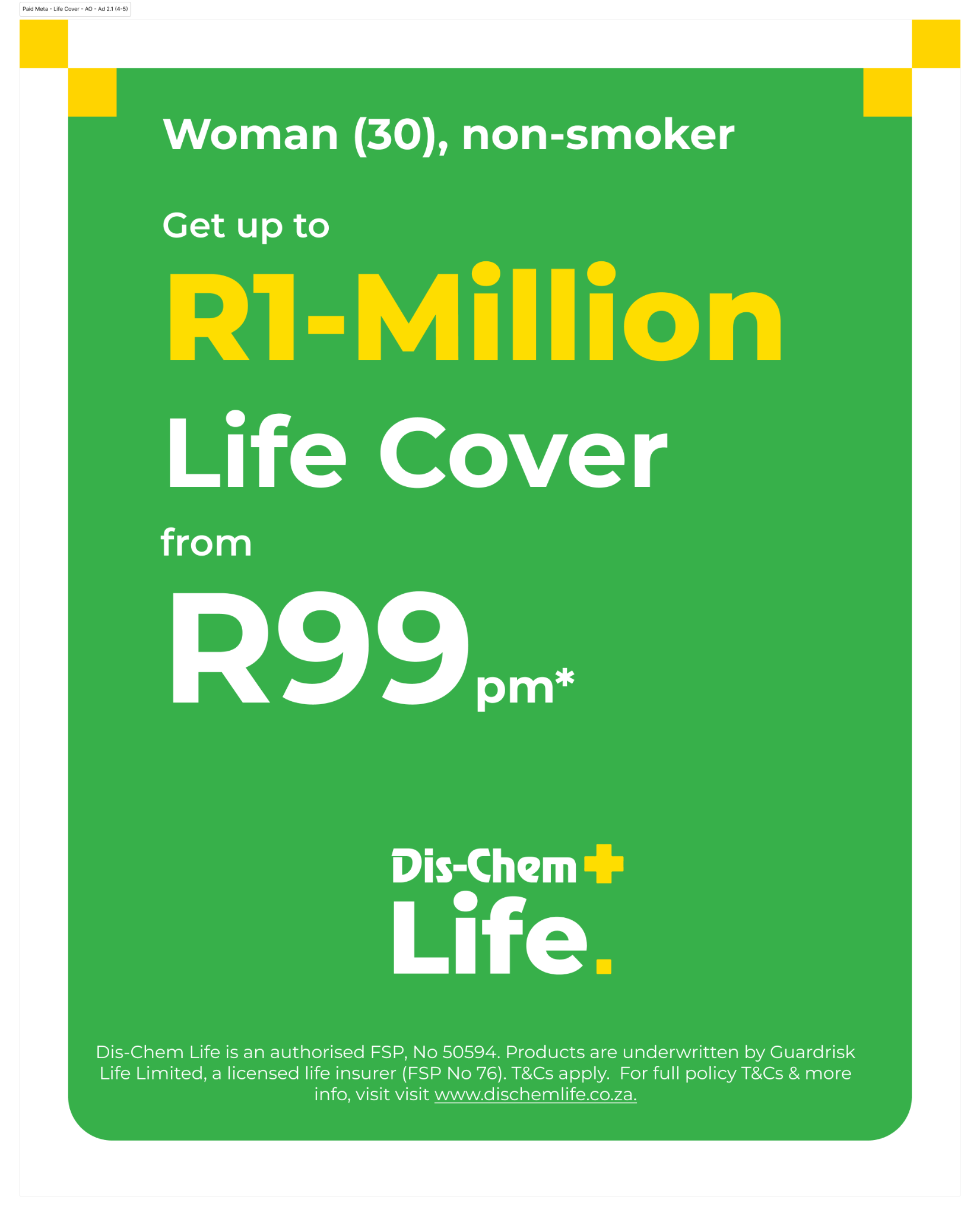 Dis-Chem Life Facebook ad: Dis-Chem Life Cover