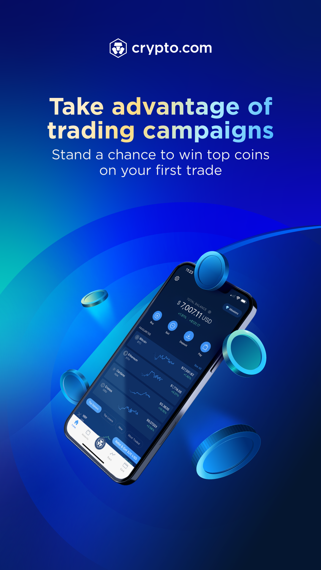 Crypto.com Facebook ad