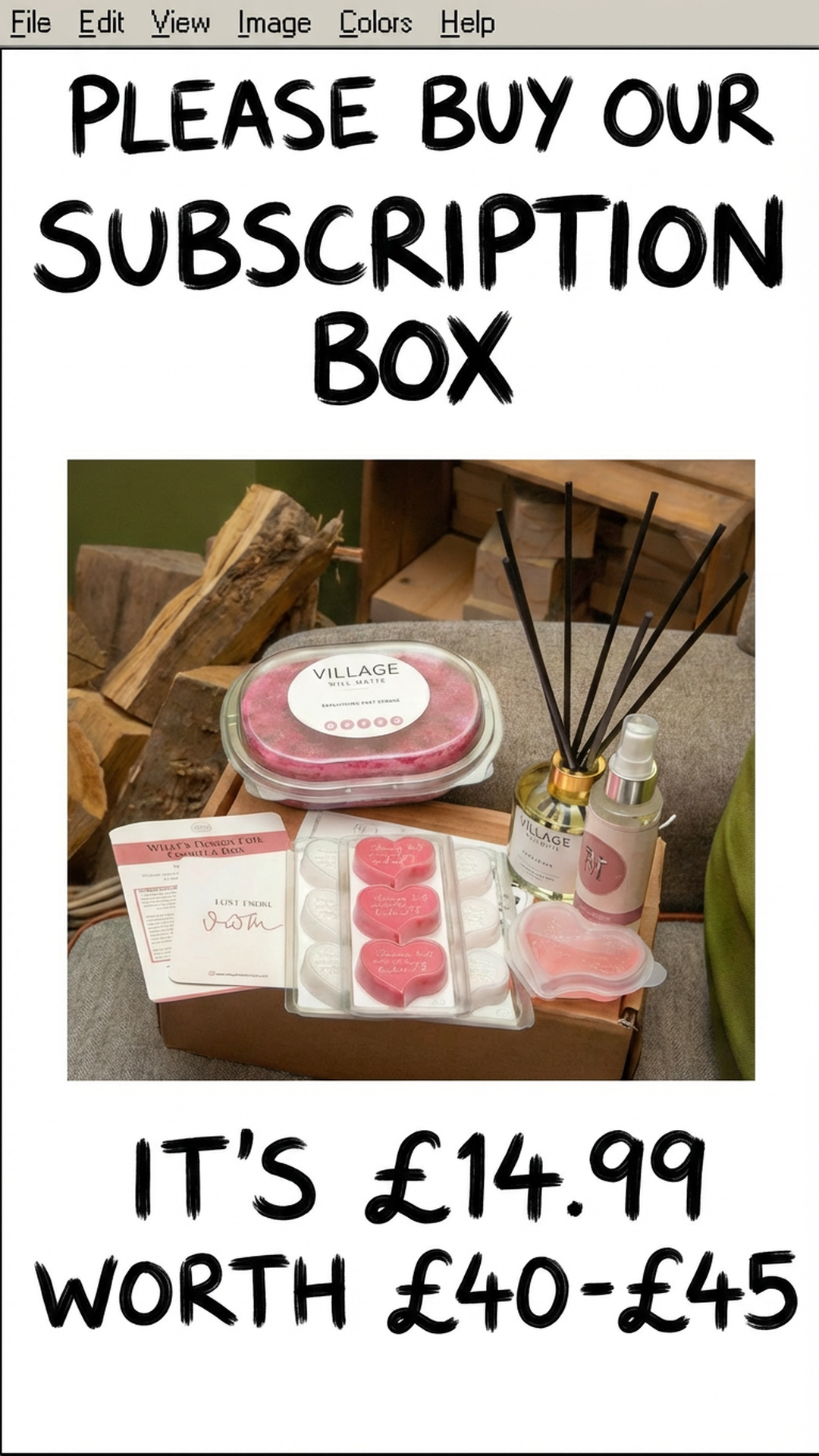 Village Wax Melts Facebook ad