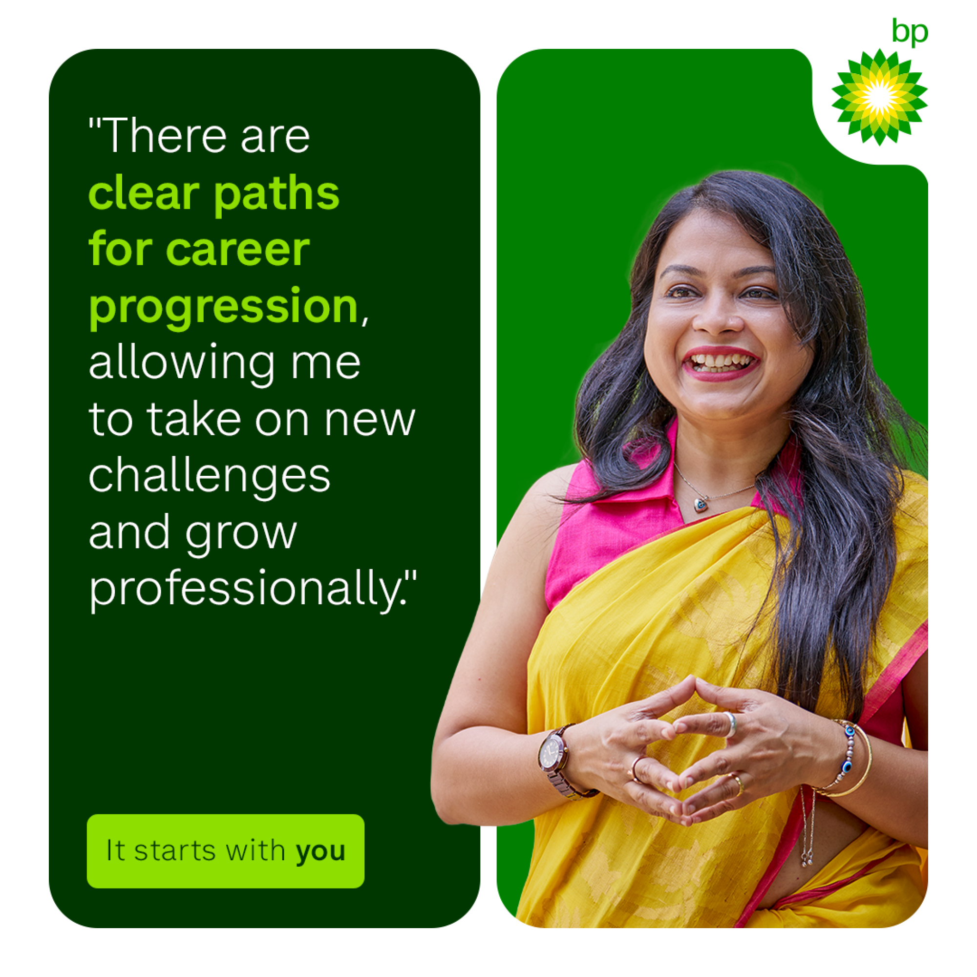 Life at bp Facebook ad: Do your best work