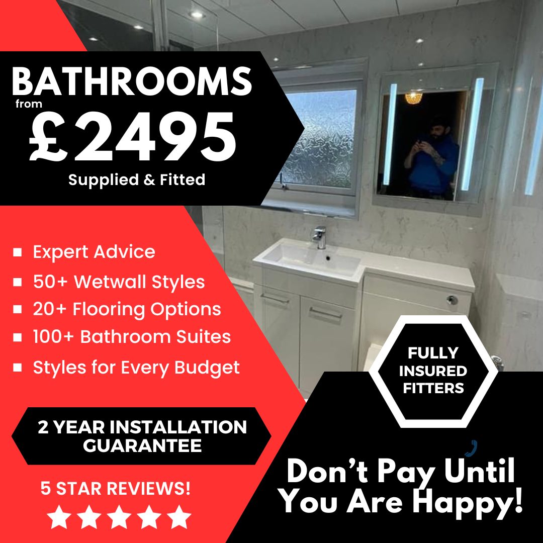 Kitchen & Bathroom Group Facebook ad: Lowest Prices in Scotland