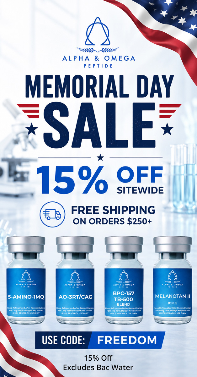 Alpha Omega Peptide Facebook ad