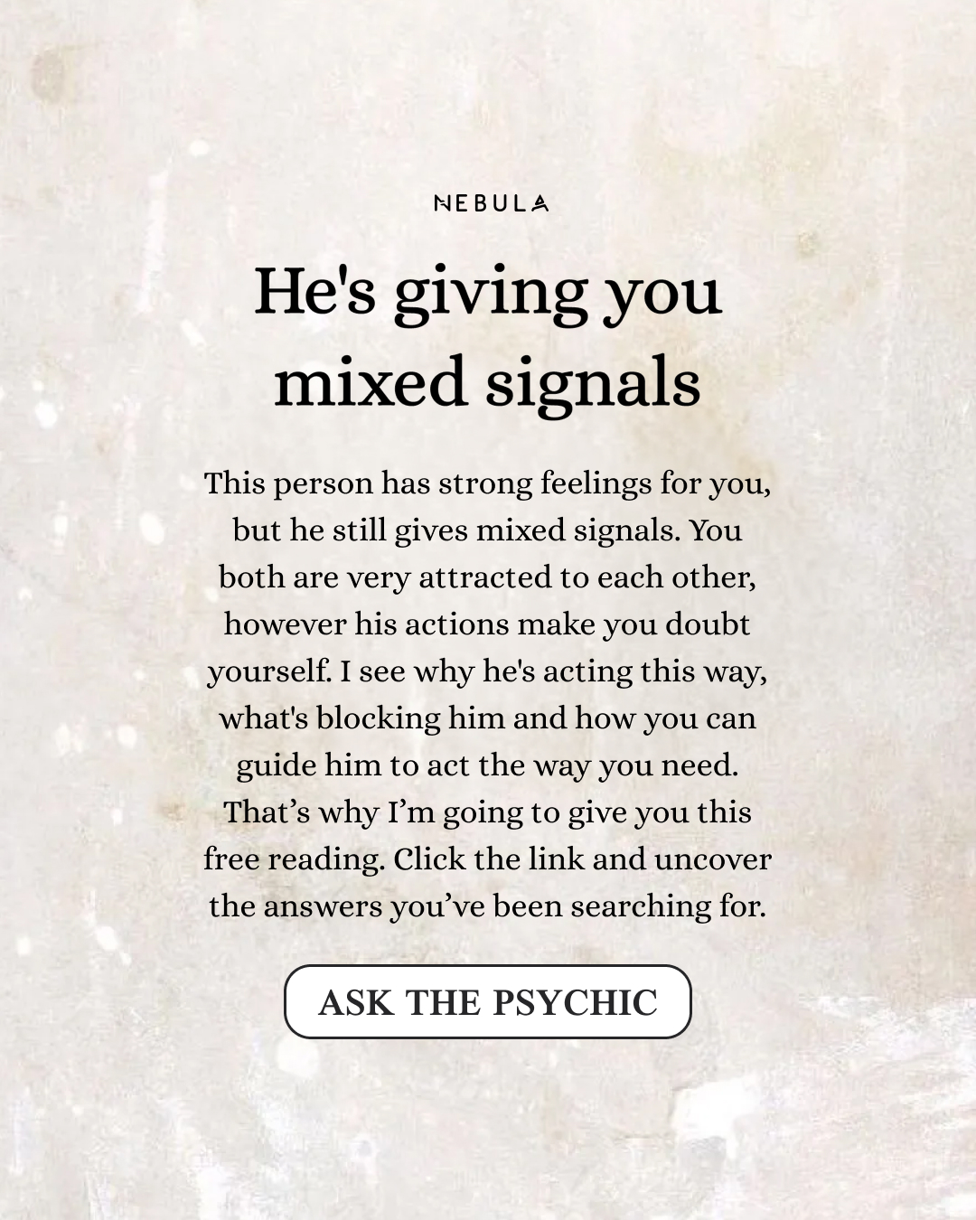 Your Relationship Advisor Facebook ad