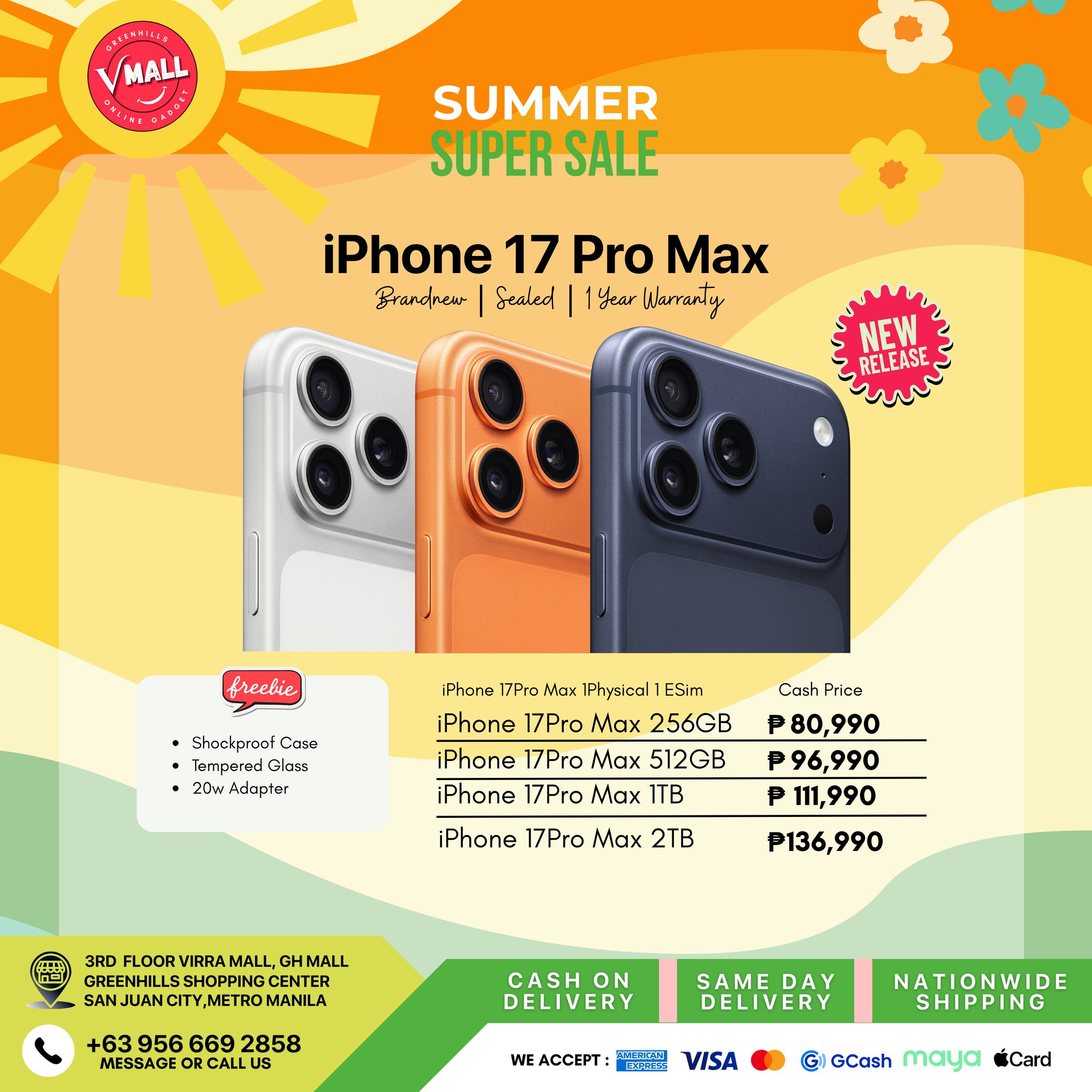 Virra Mall Online Gadget Facebook ad: March Summer Sale, Limited Time Only!