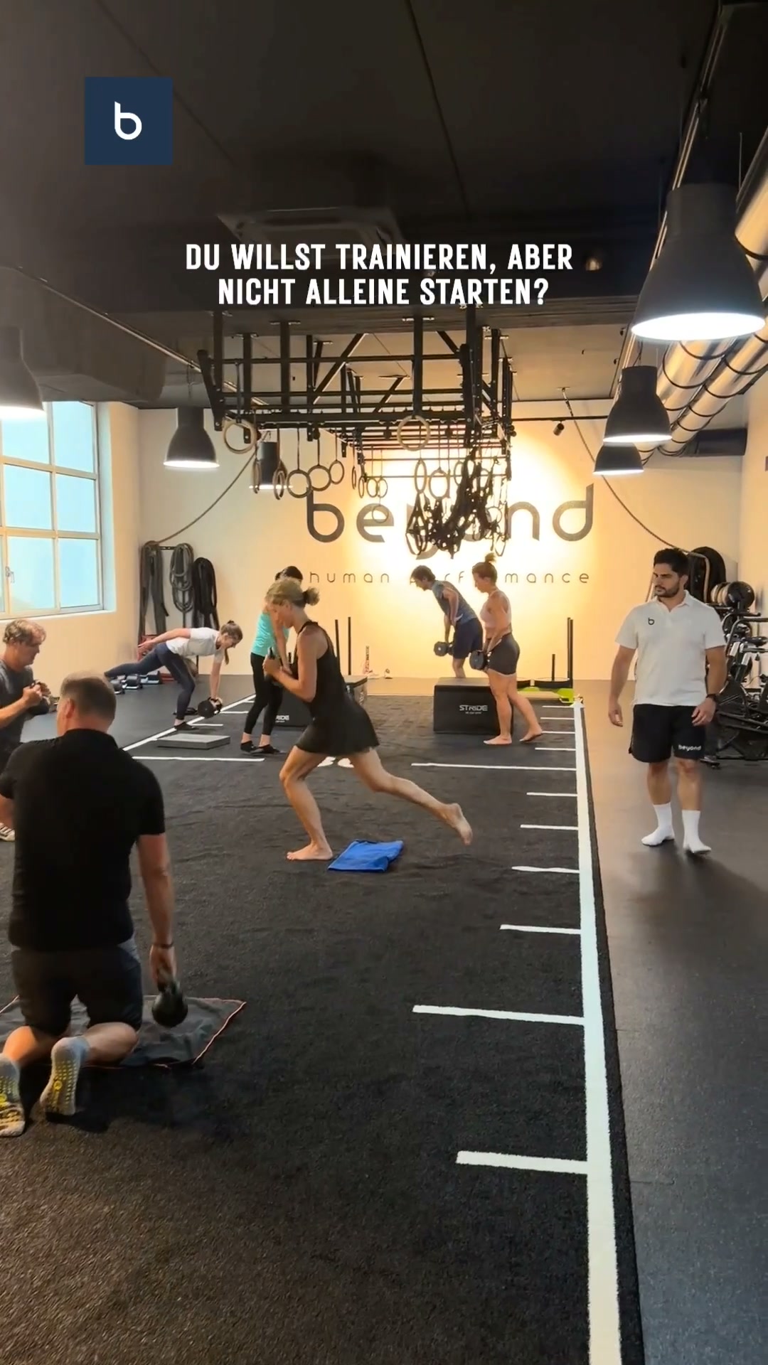 Beyond - Human Performance Facebook ad: Gruppentraining bei beyond