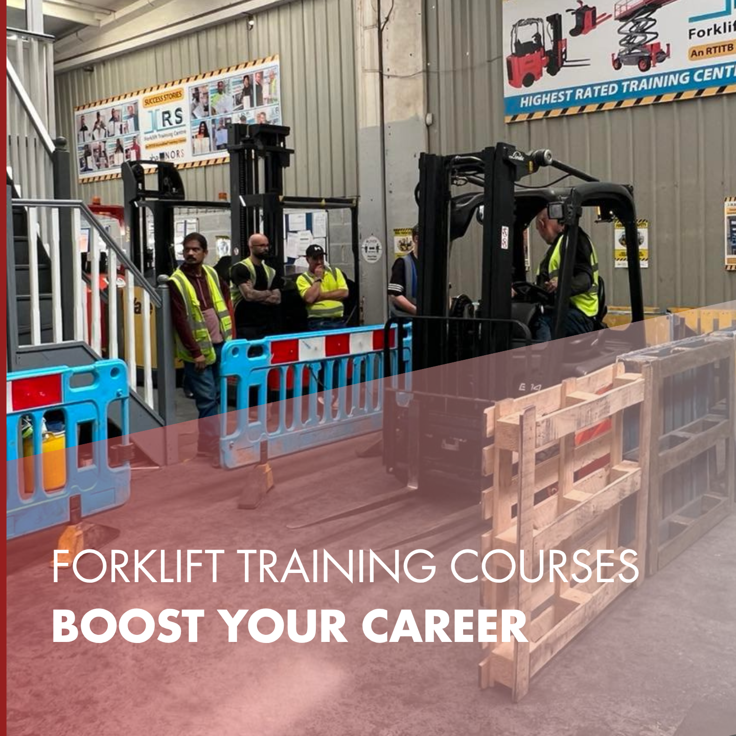 RS Fork Lift Training Facebook ad: NEW! Forklift Training BY rated training company.