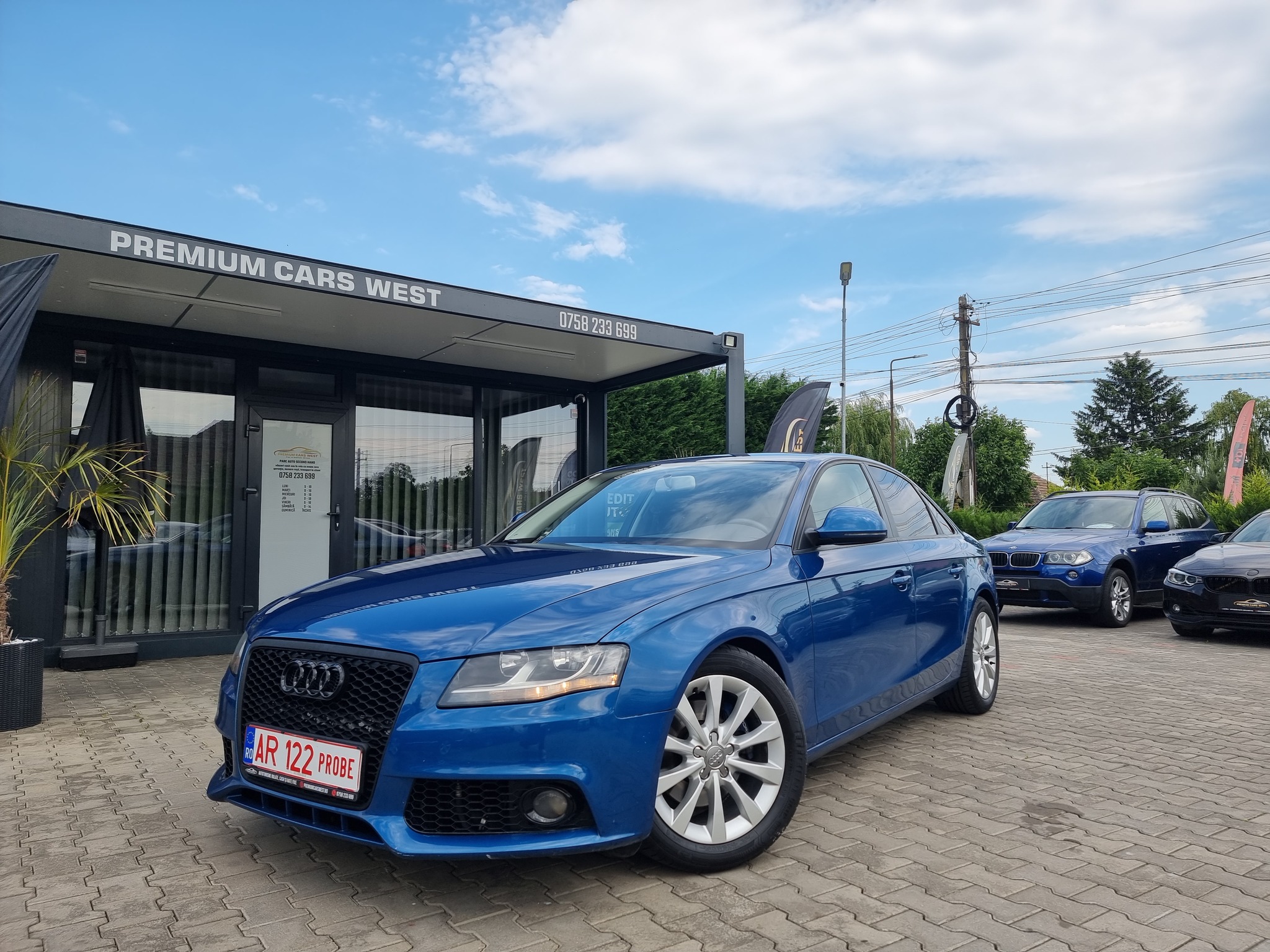 Premium Cars West Facebook ad: AUDI A4, 2.0 TDI, 140 CP