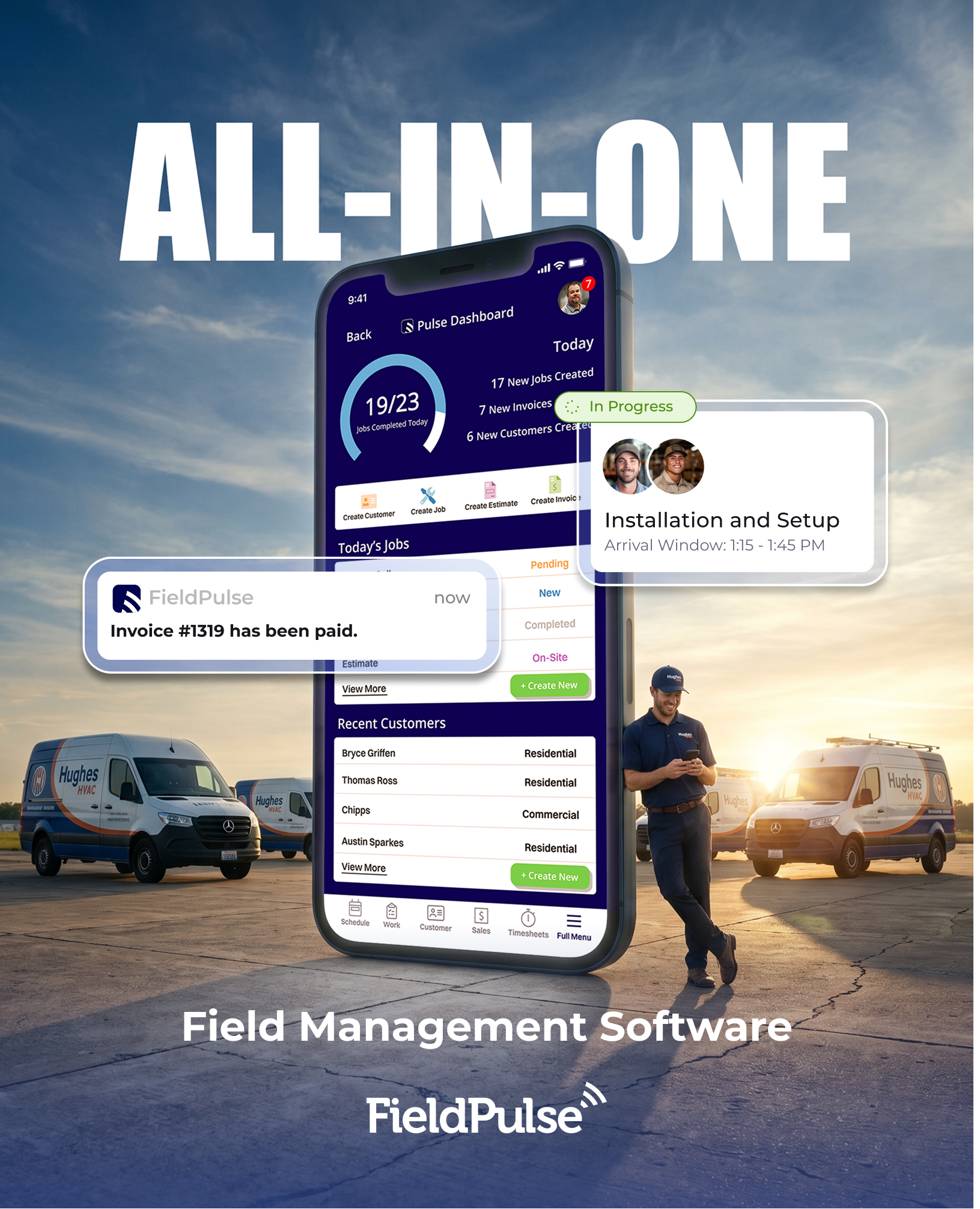 FieldPulse Facebook ad