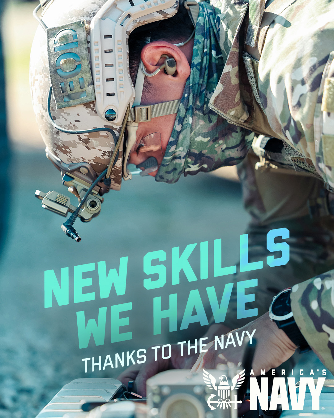 America's Navy Facebook ad: What you learn as a Navy Sailor doesn't…