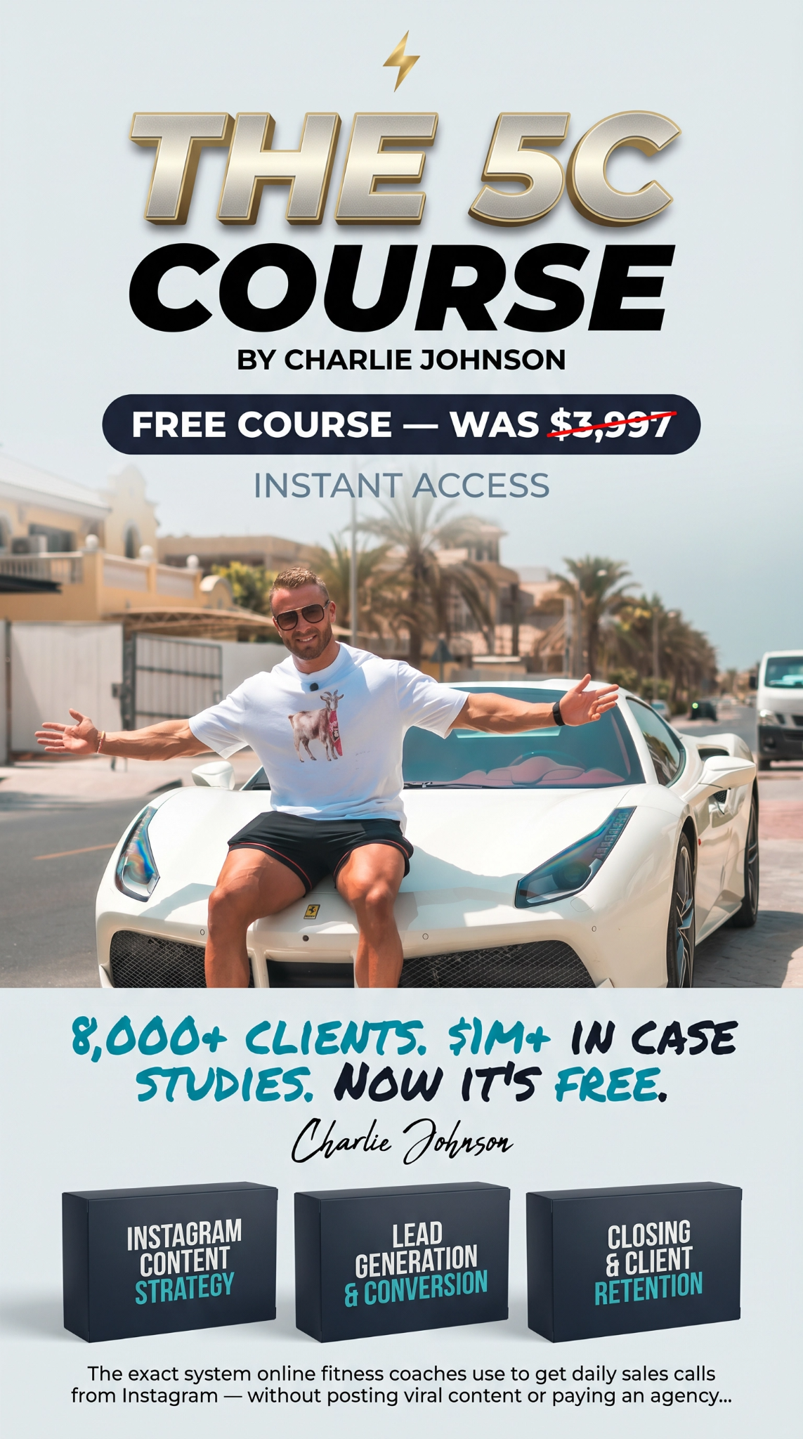 Charlie Johnson Facebook ad